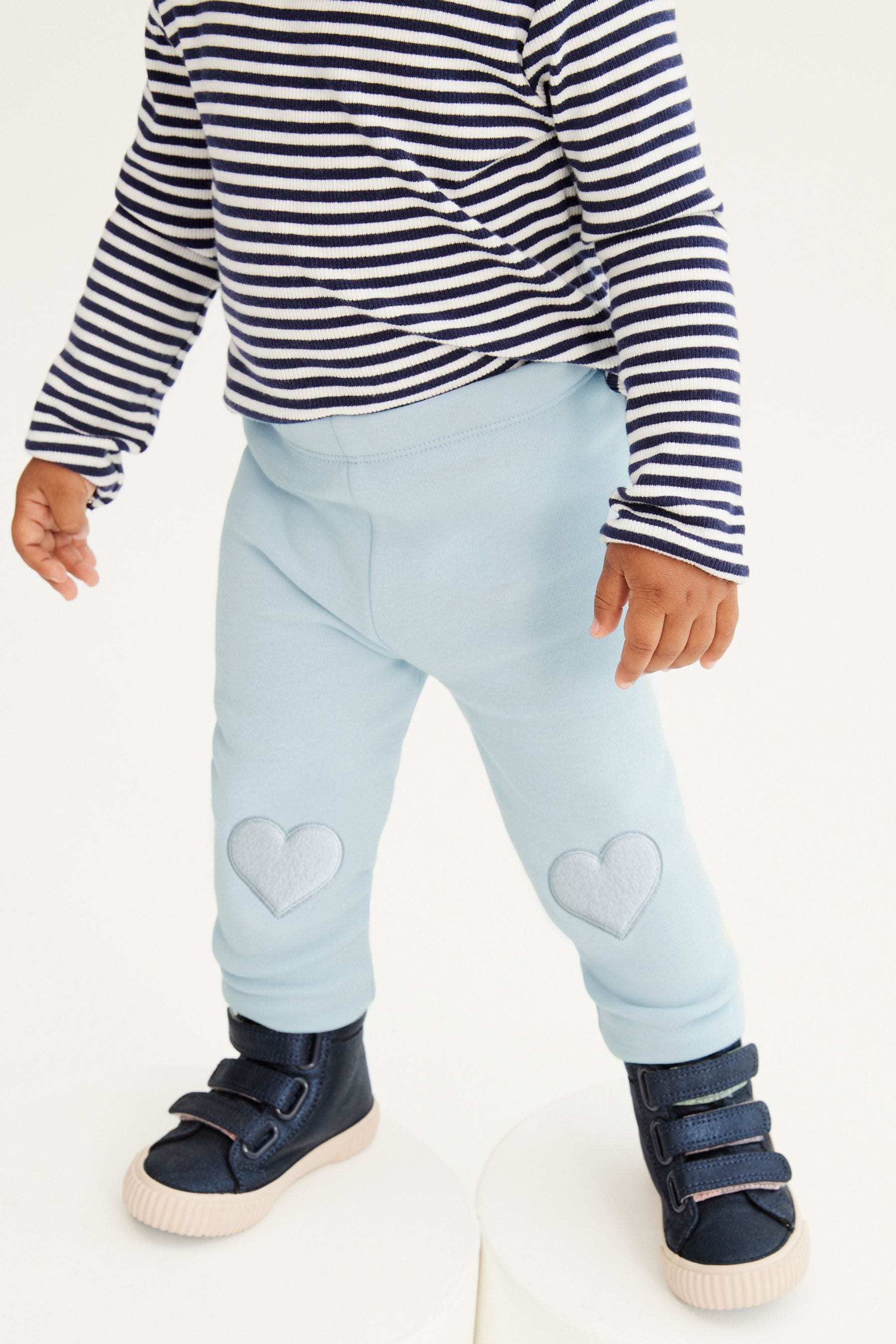 Light Blue Cosy Fleece Lined Leggings (3mths-7yrs)