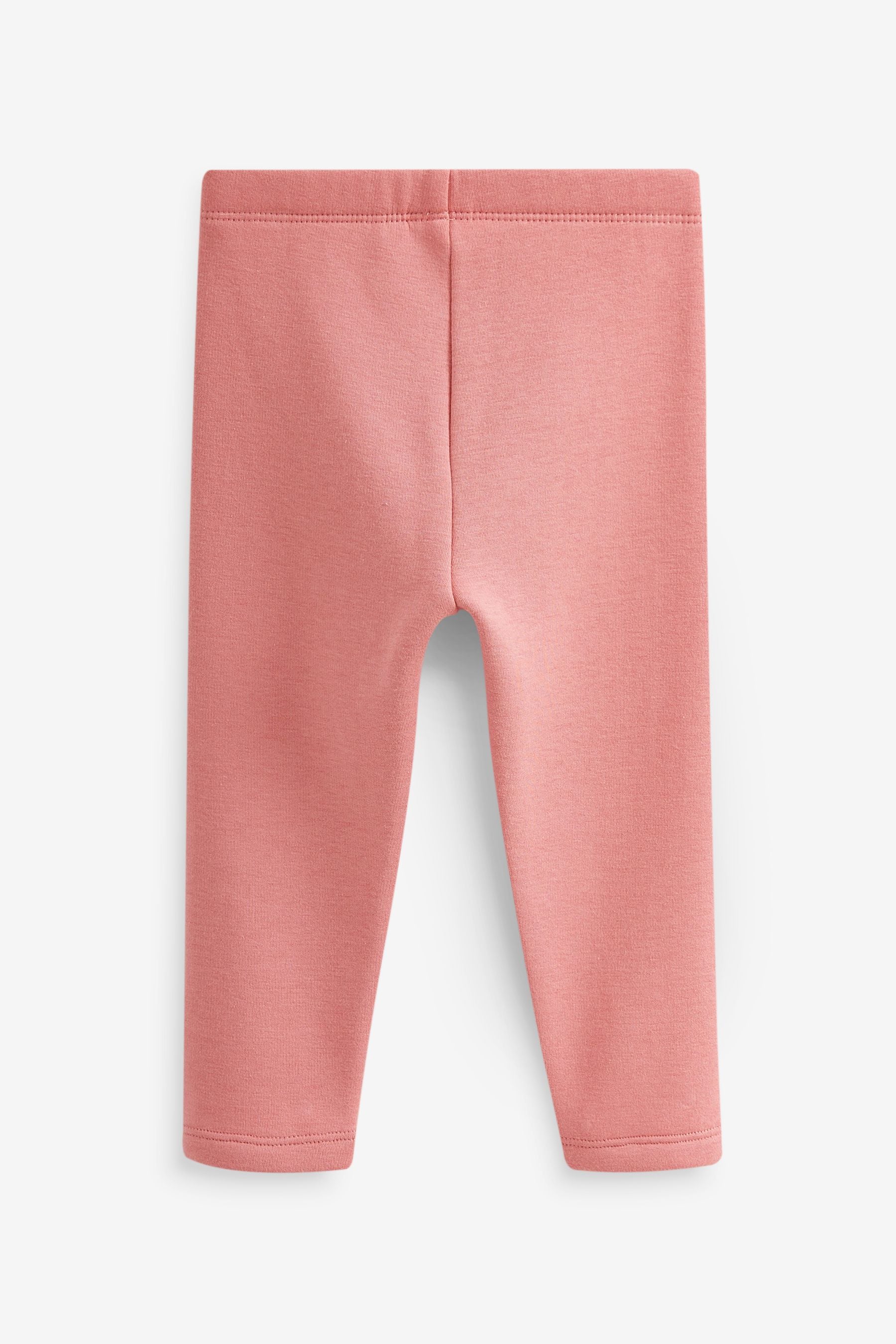 Mid Pink Cosy Fleece Lined Leggings (3mths-7yrs)