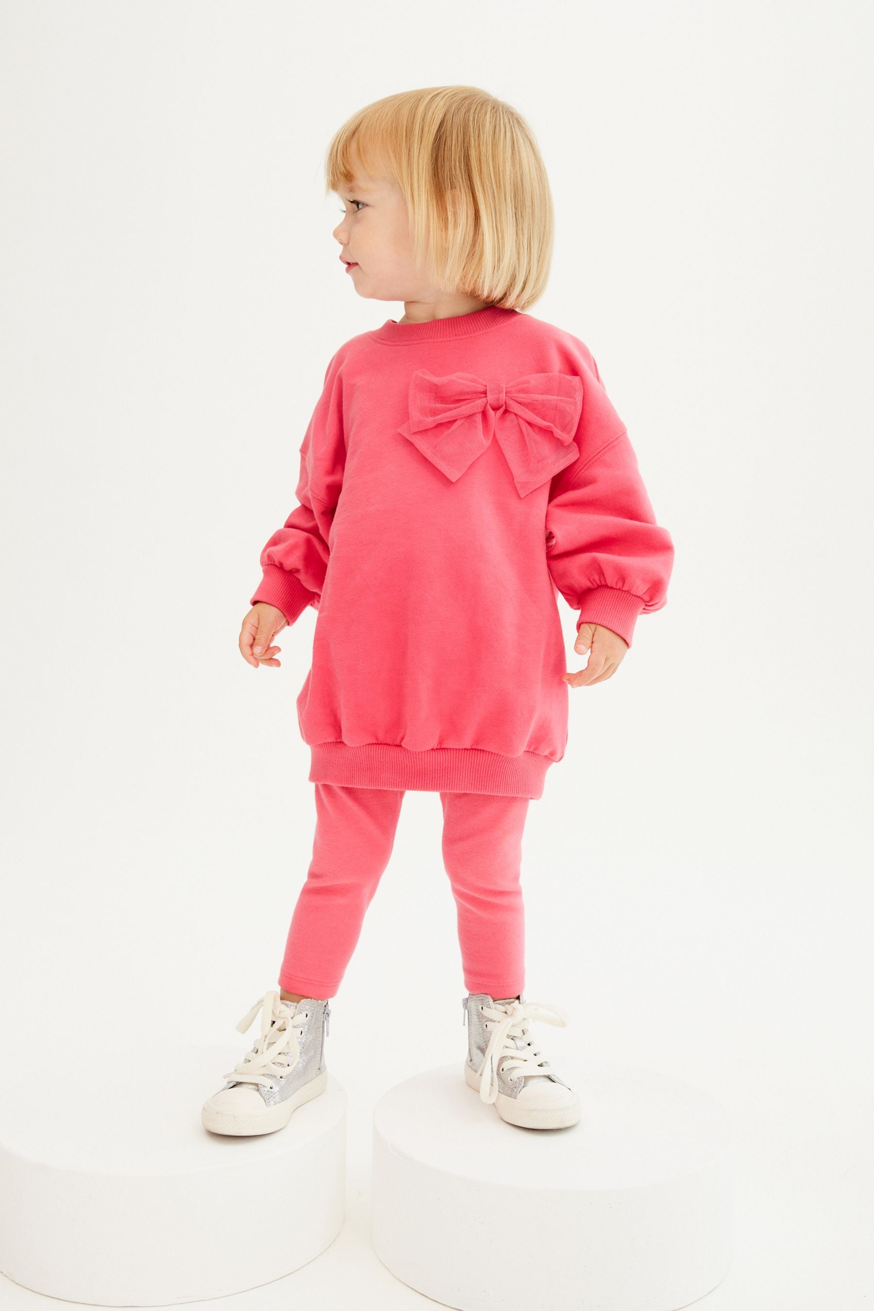 Coral Pink Top and Legging Set (3mths-7yrs)