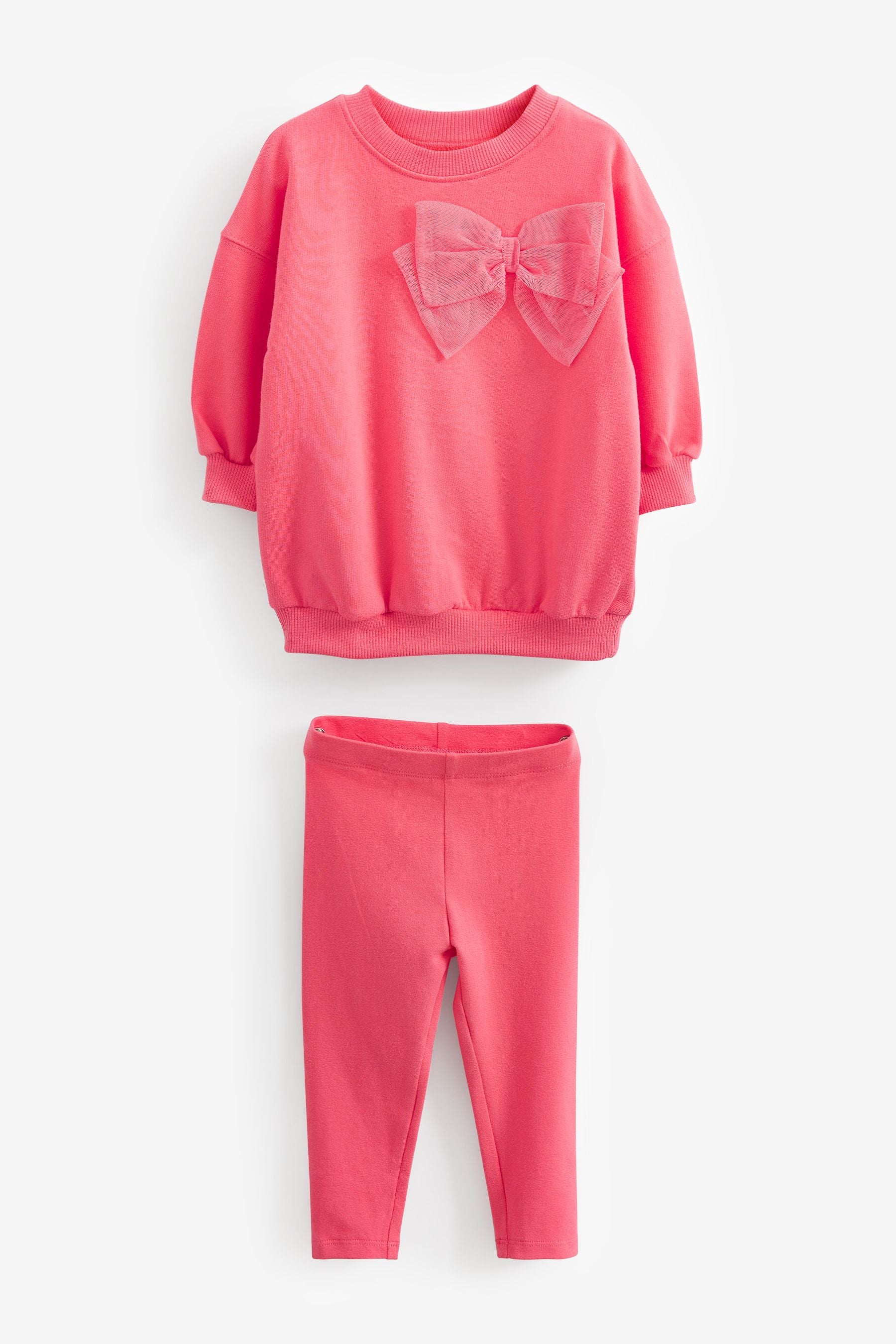 Coral Pink Top and Legging Set (3mths-7yrs)