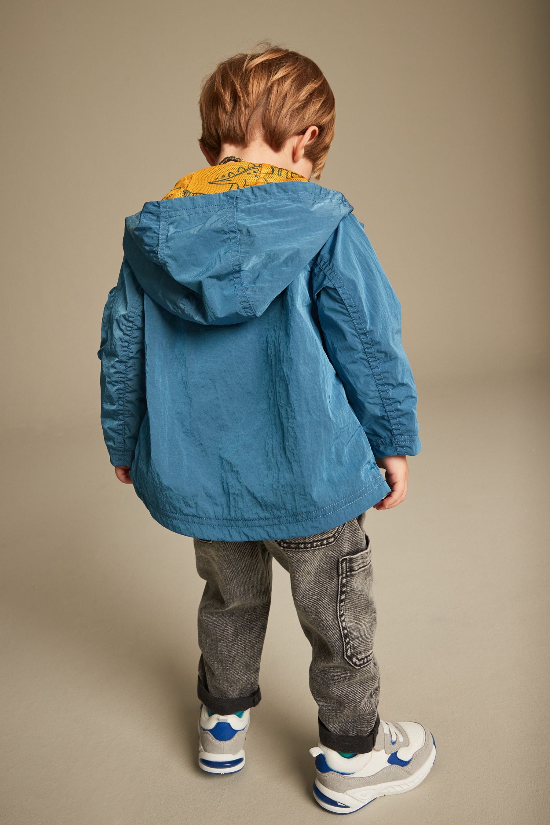 Blue Shower Resistant Utility Anorak (3mths-7yrs)