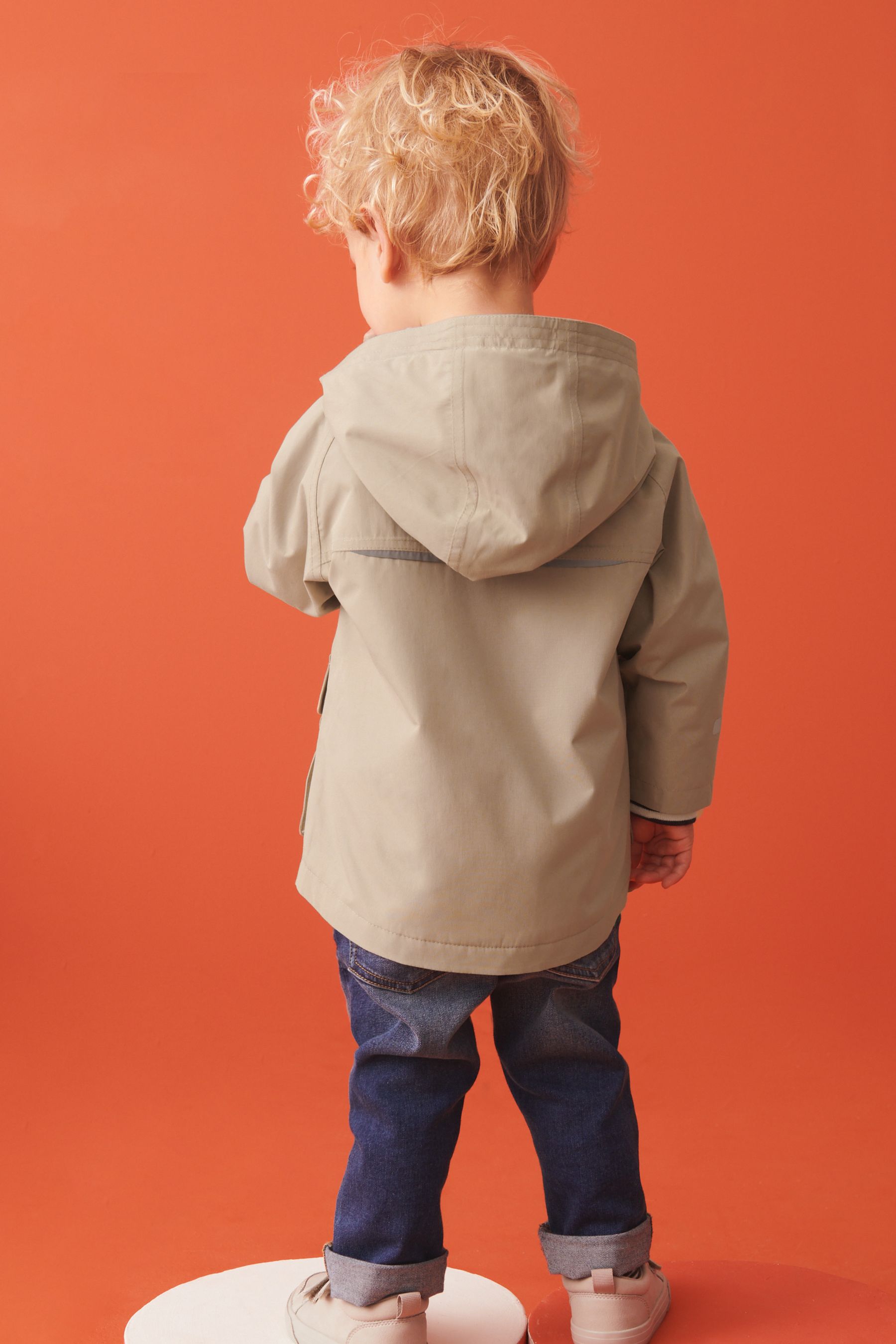 Stone Neutral Waterproof Coat (3mths-7yrs)