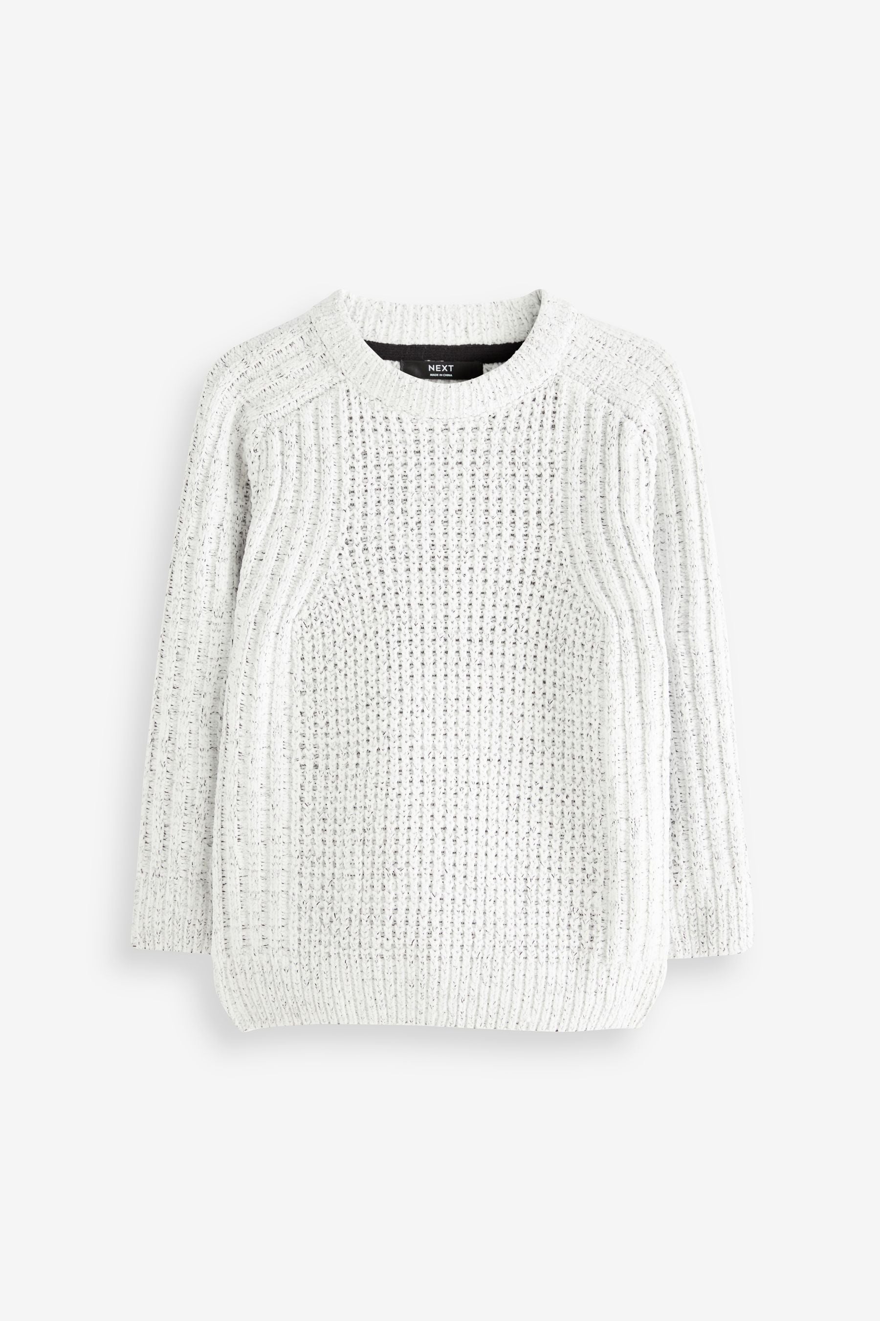 Ecru Chenille Crew Jumper (3-16yrs)