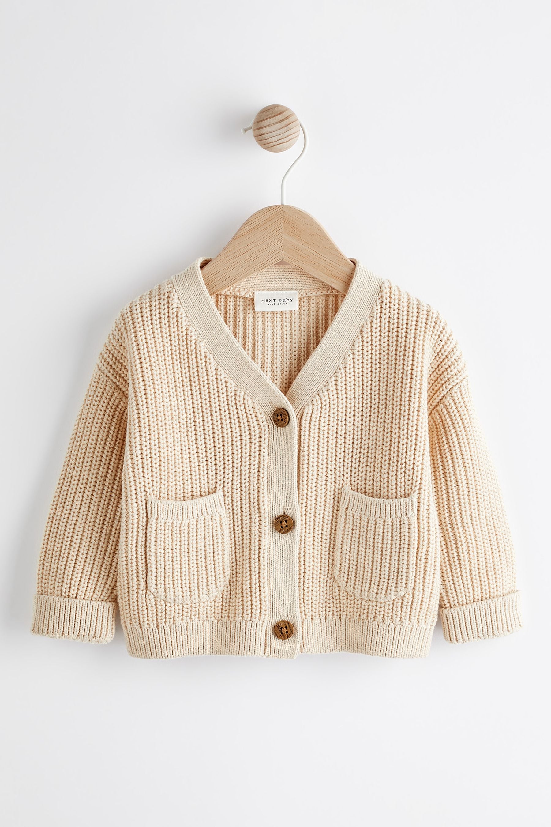 Cream Baby Knitted Cardigan