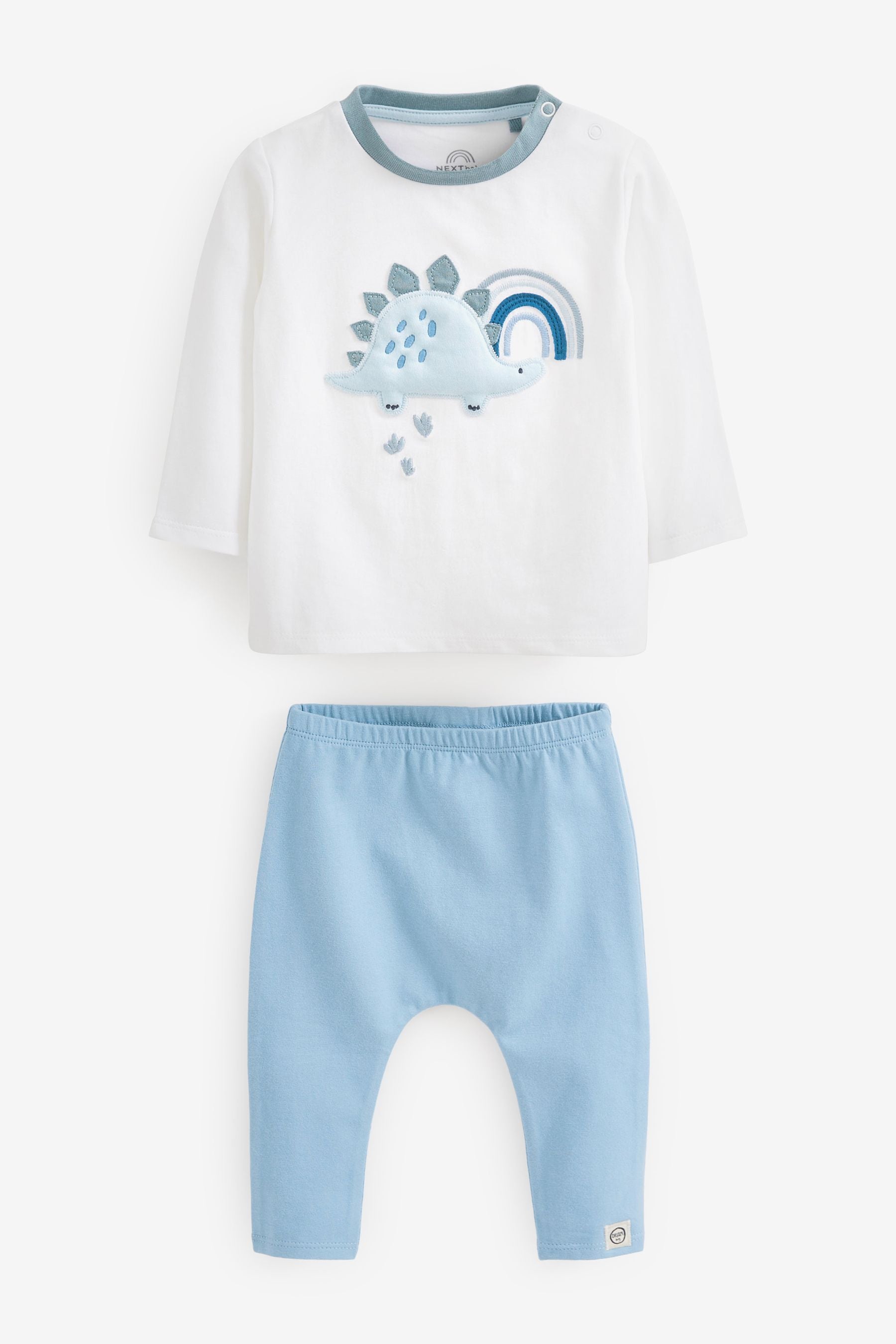 Blue dinosaur Baby T-Shirts And Leggings Set 6 Pack