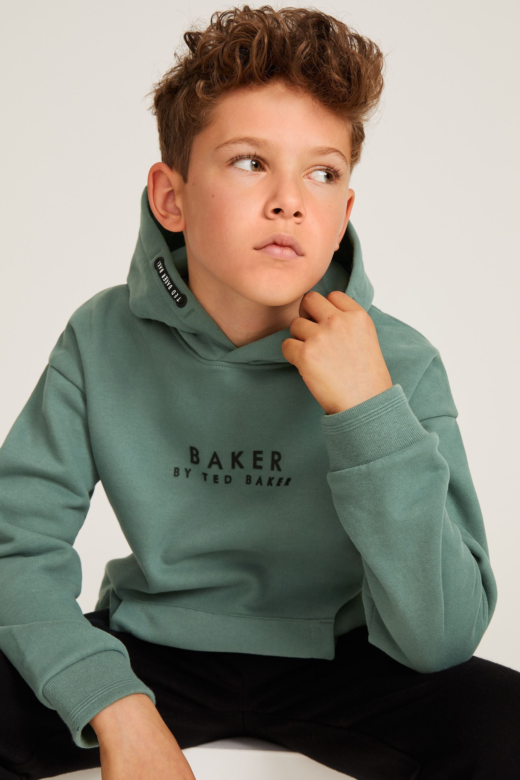 Baker by Ted Baker Overhead 100% Cotton Hoodie