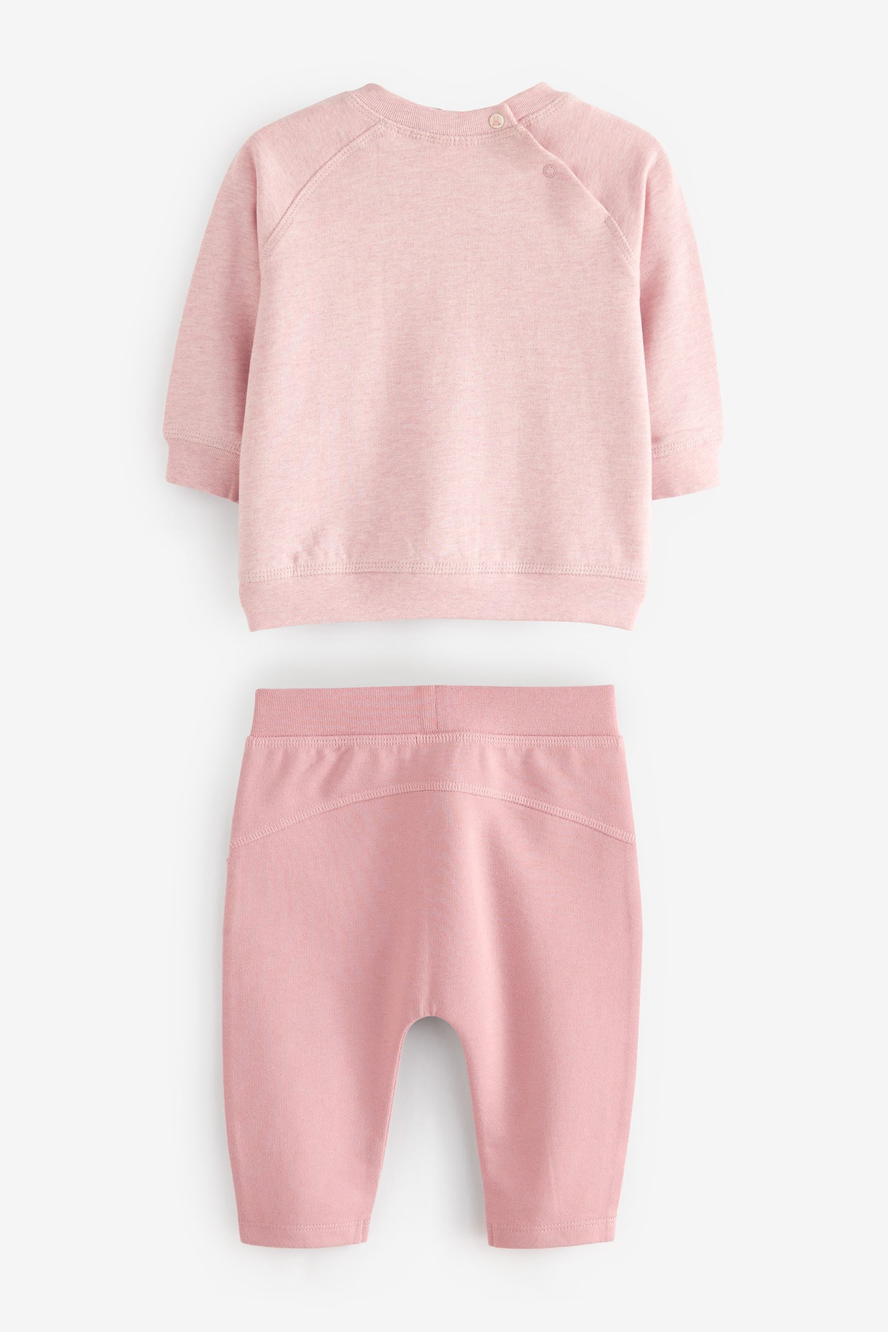 Pink Bunny Baby Cosy Sweater And Leggings 2 Piece Set