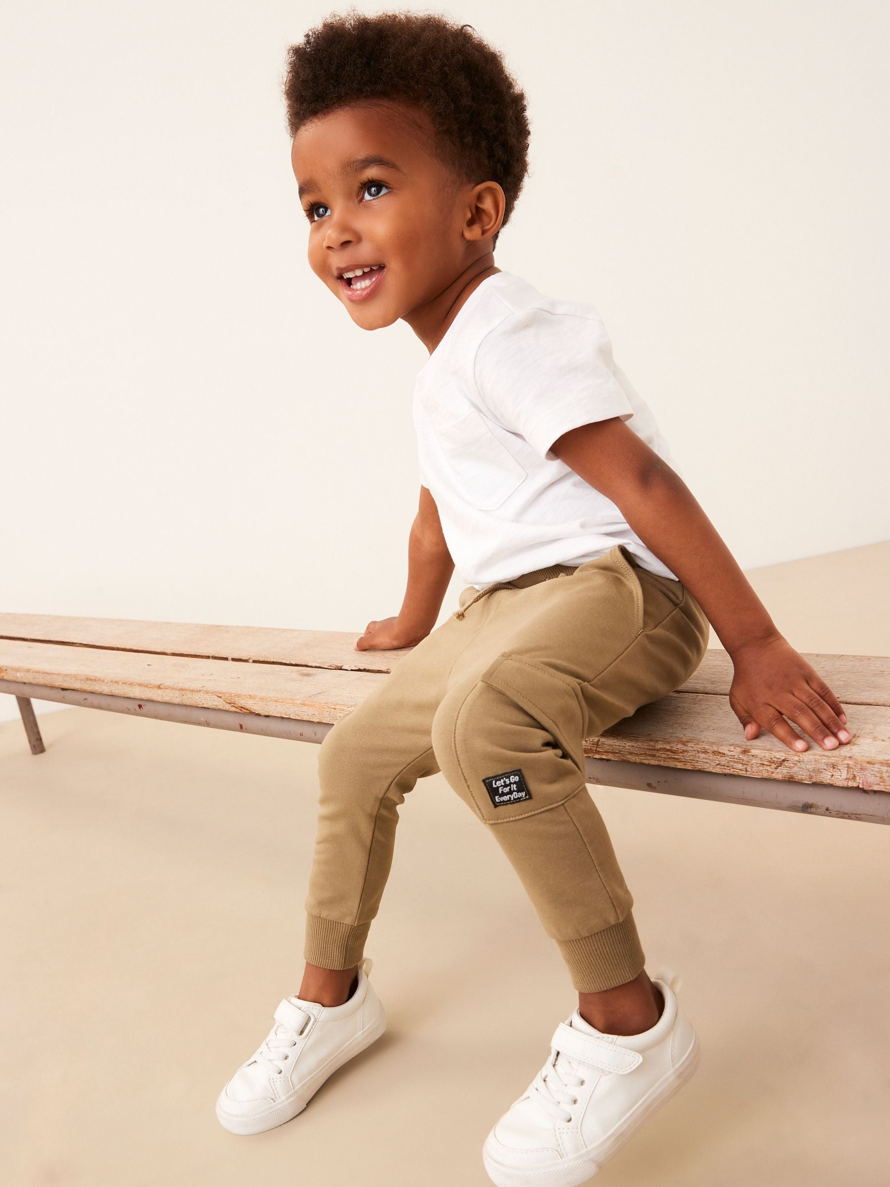 Khaki Green Super Skinny Utility Joggers (3mths-7yrs)