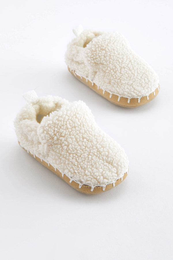 Neutral Cosy Slip-On Baby Shoes (0-18mths)