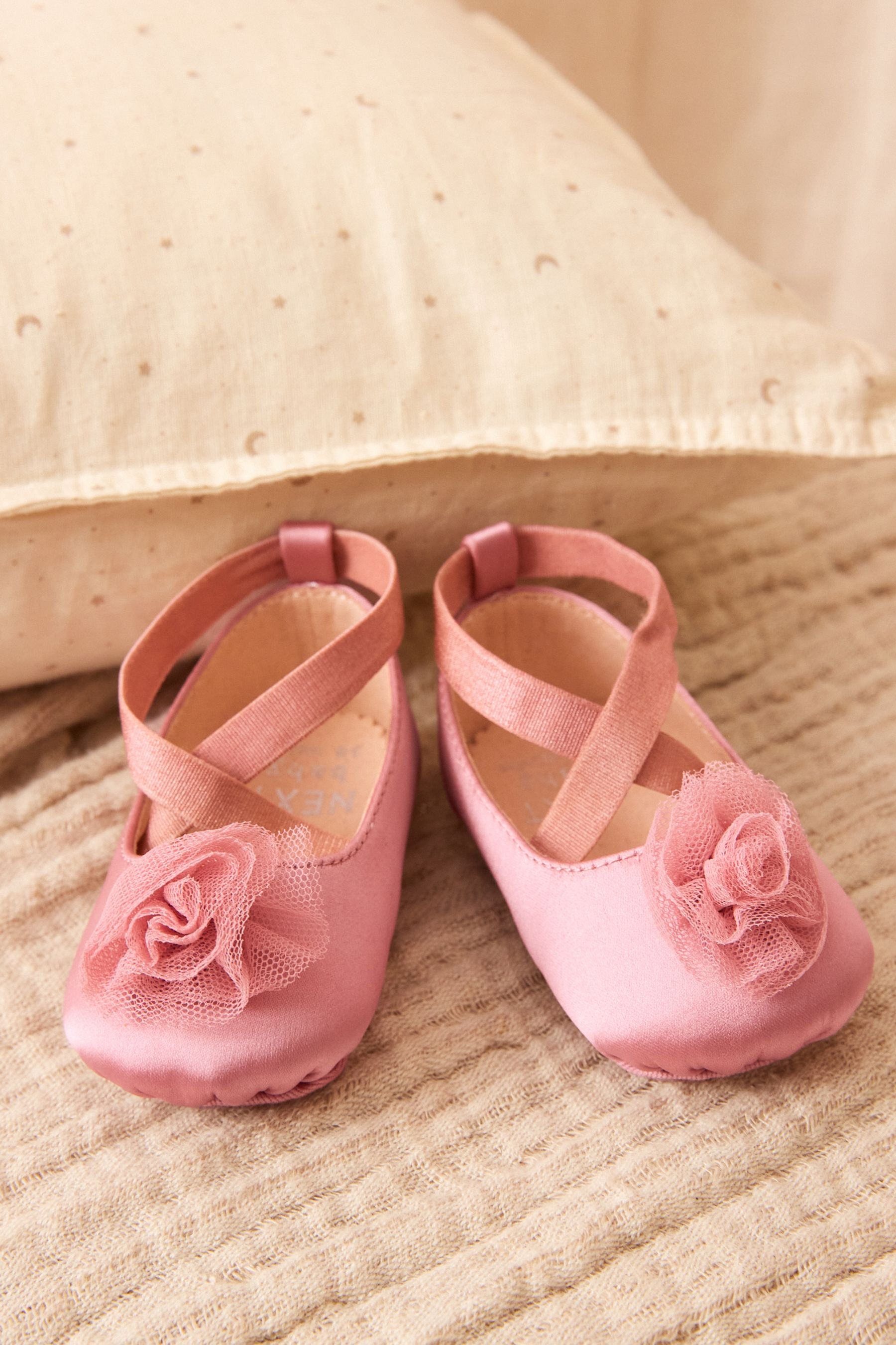 Pink Ballet Baby Shoes (0-24mths)