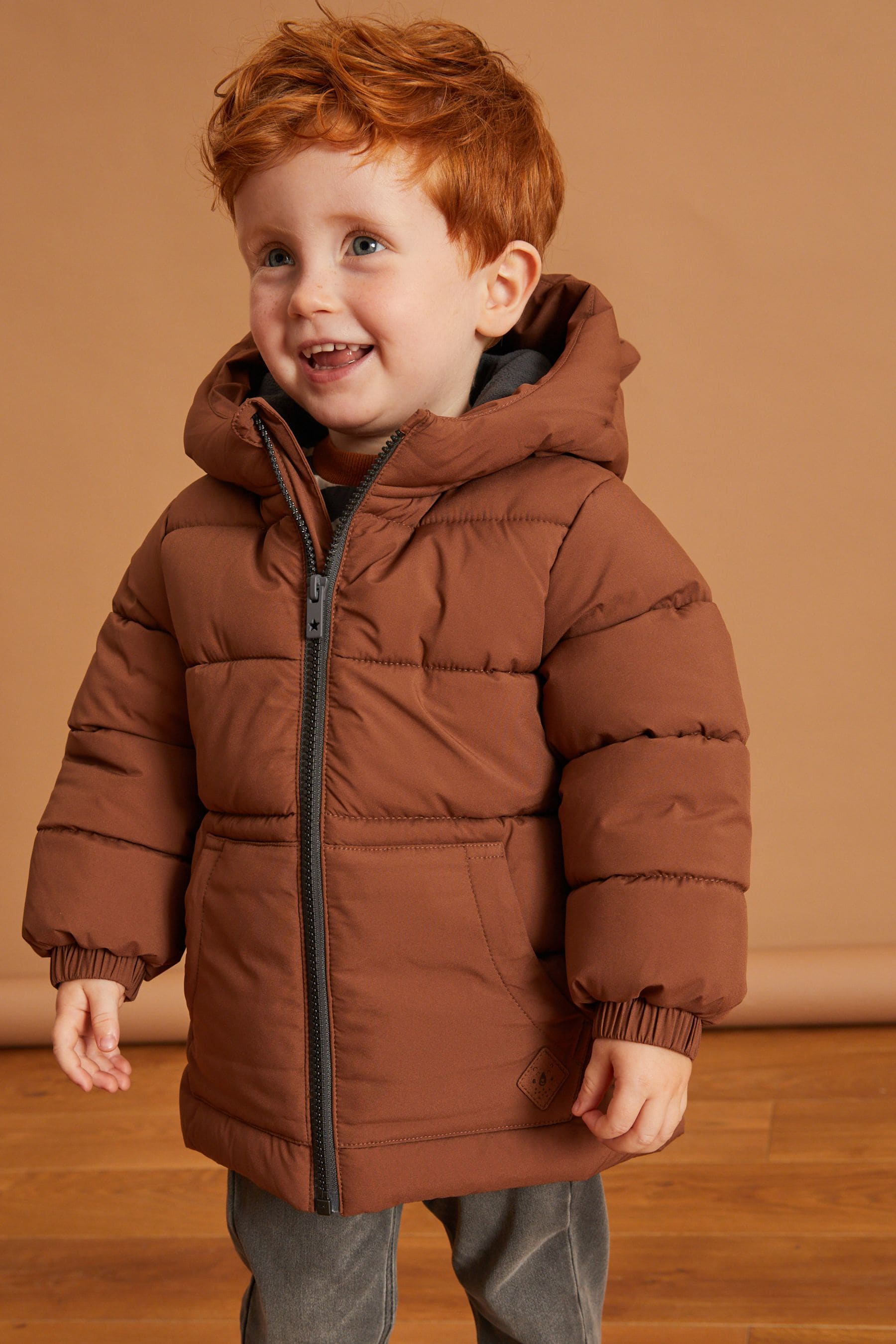 Brown Bear Padded Coat (3mths-7yrs)