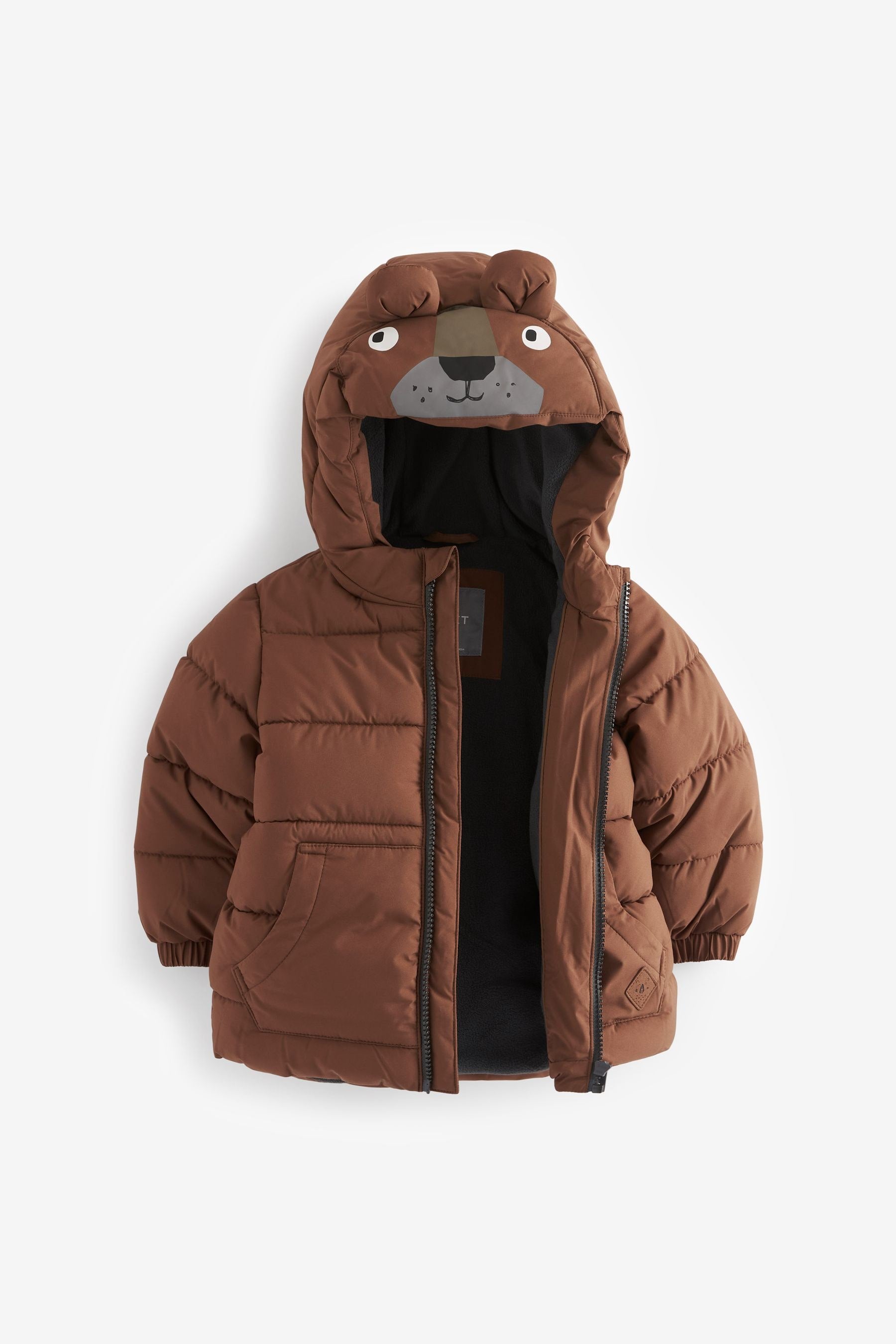 Brown Bear Padded Coat (3mths-7yrs)