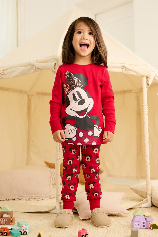 Red Disney Minnie Mouse Pyjamas (9mths-10yrs)