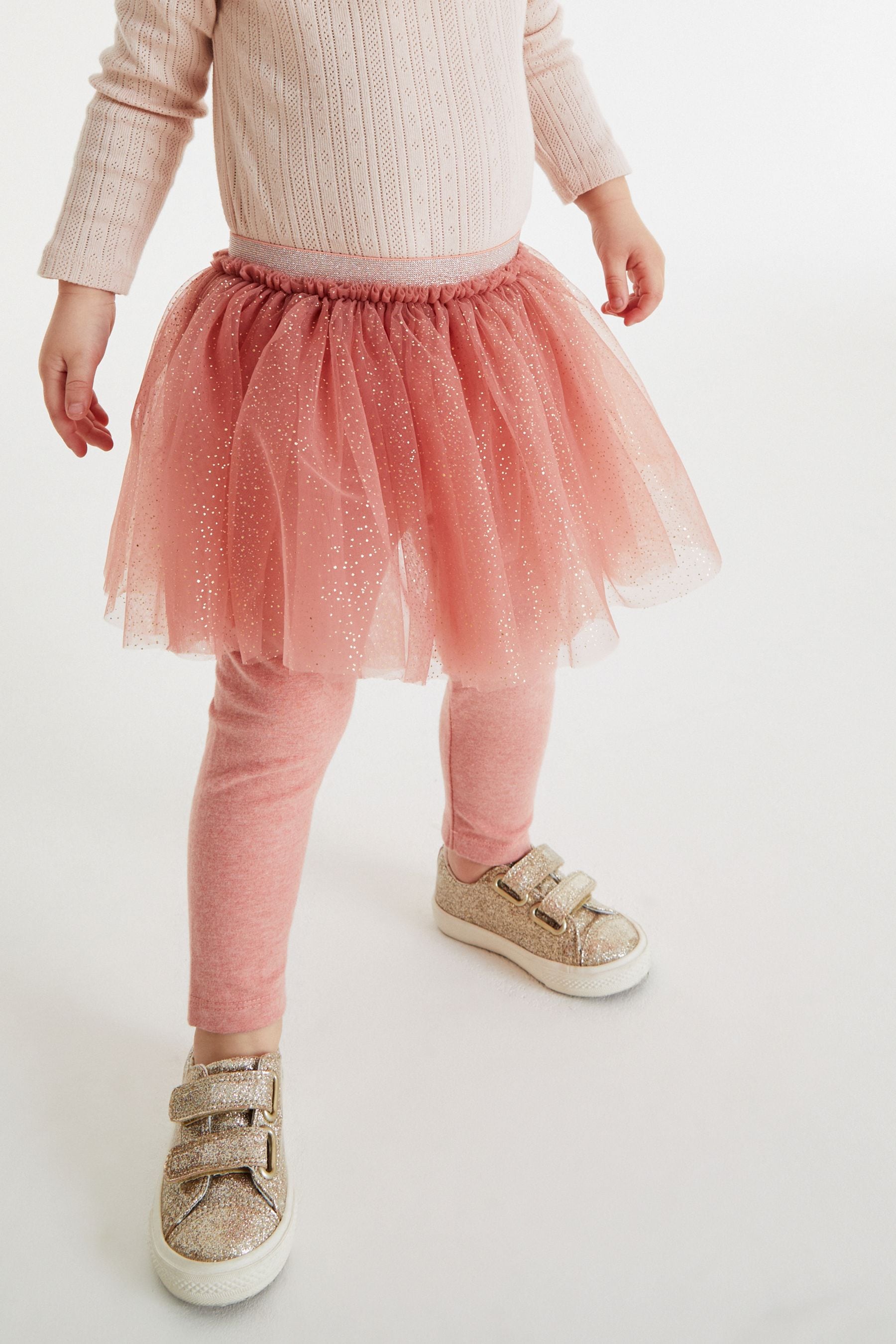 Pink Sparkly Tutu Leggings (3mths-7yrs)