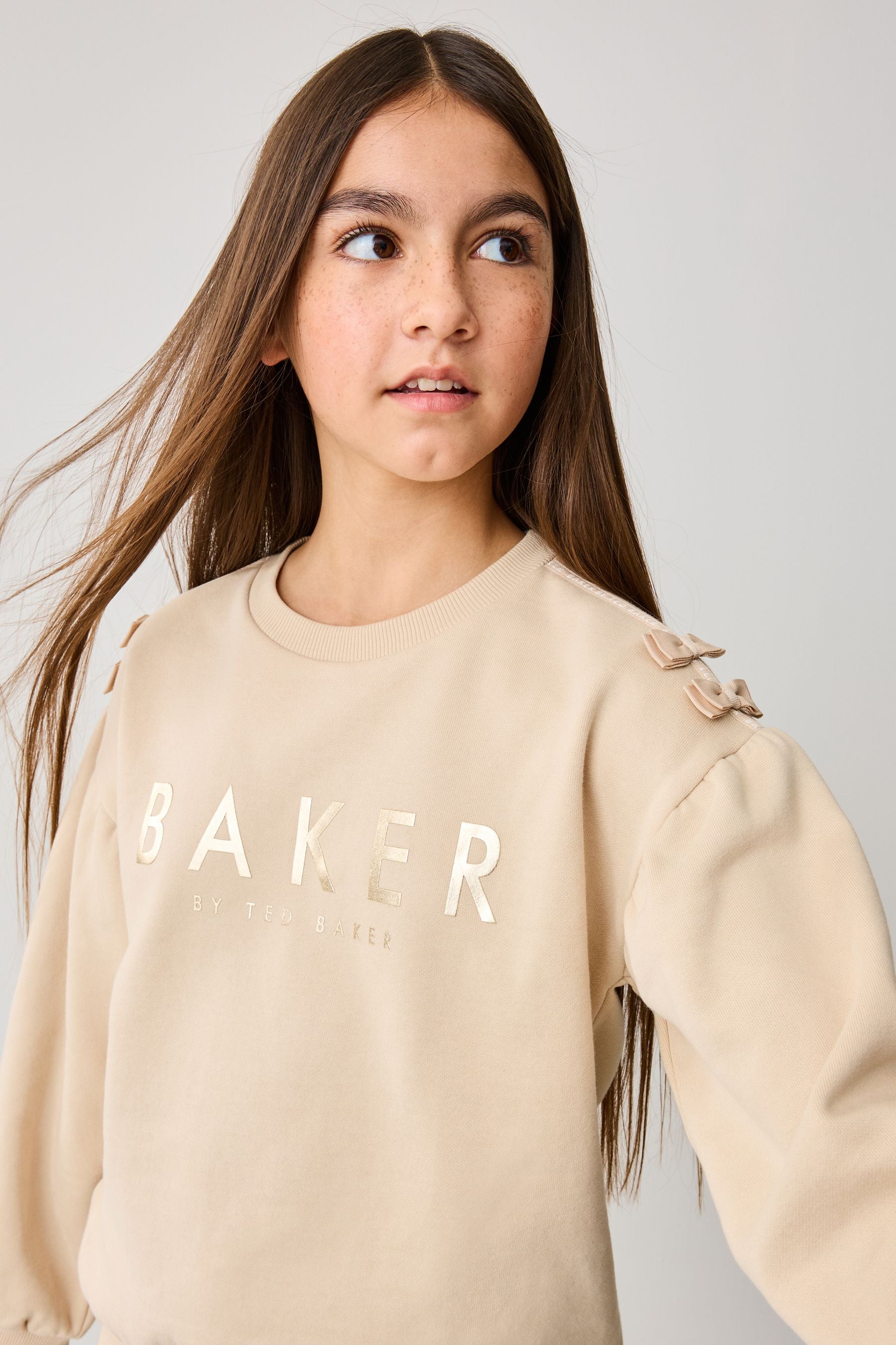 Baker by Ted Baker 100% Cotton Bow Sweater & Joggers Set