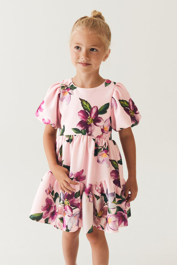 Pink Baker by Ted Baker Pink Floral Scuba Dress