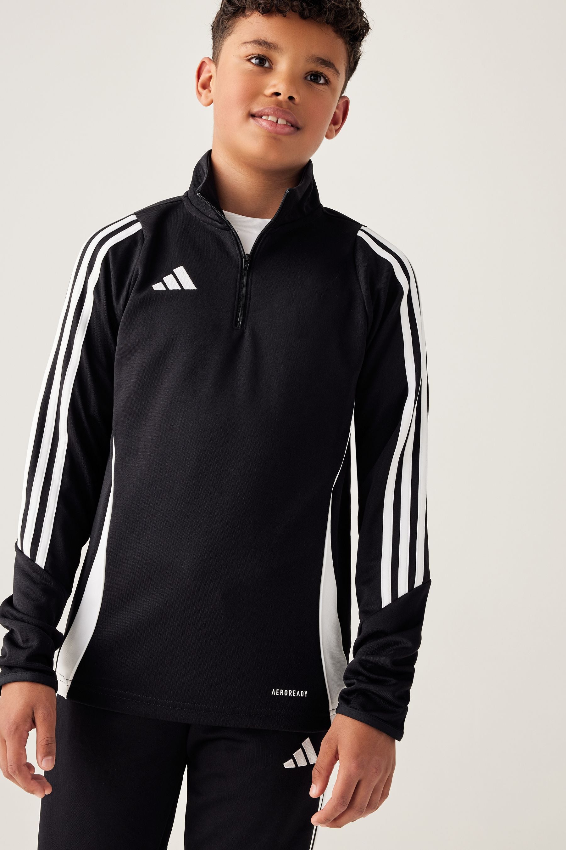 adidas Black/White TIRO24 TRTOPY Sweat Top