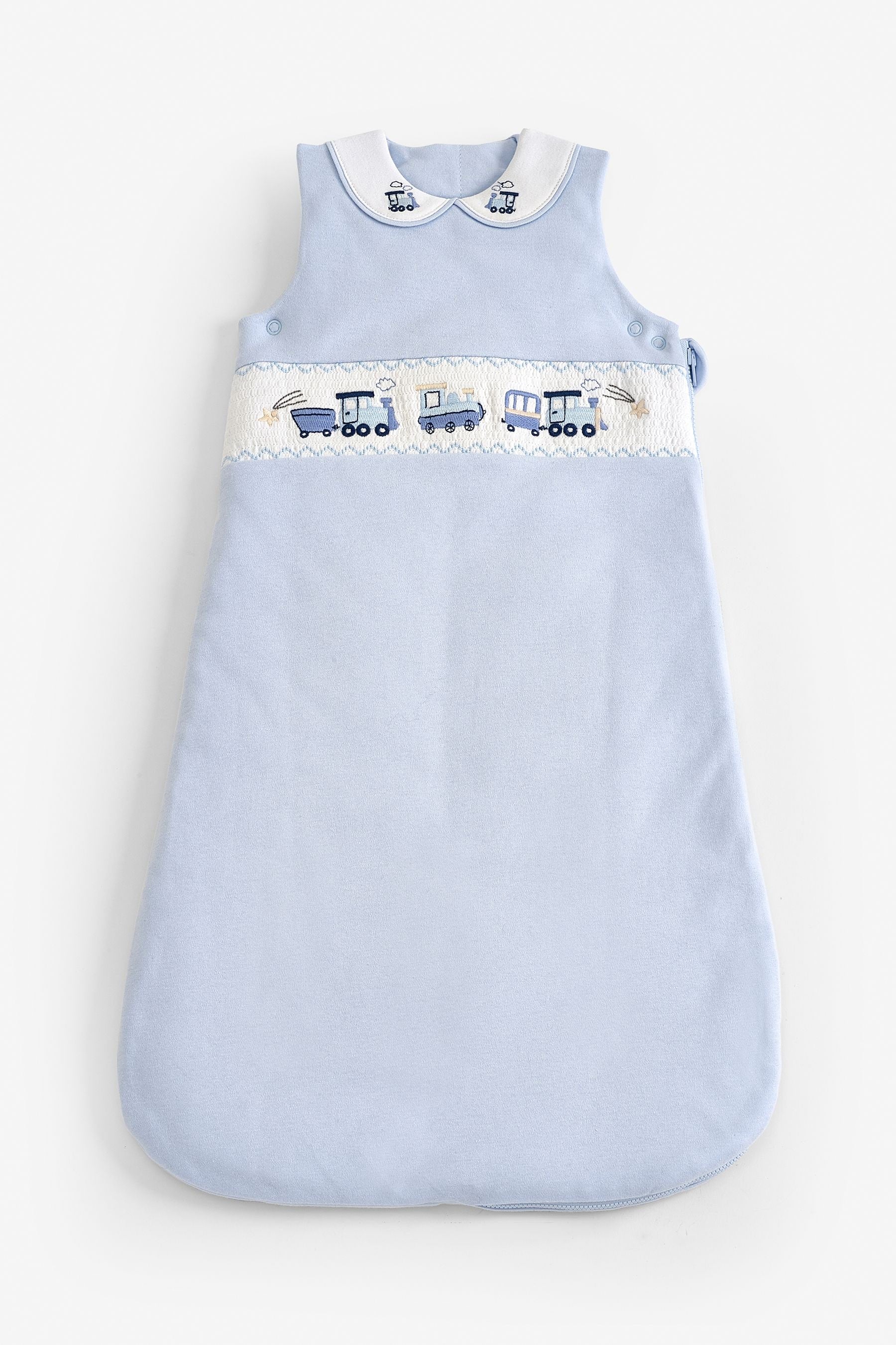 Blue Heritage 2.5 Tog Baby 100% Cotton Sleep Bag