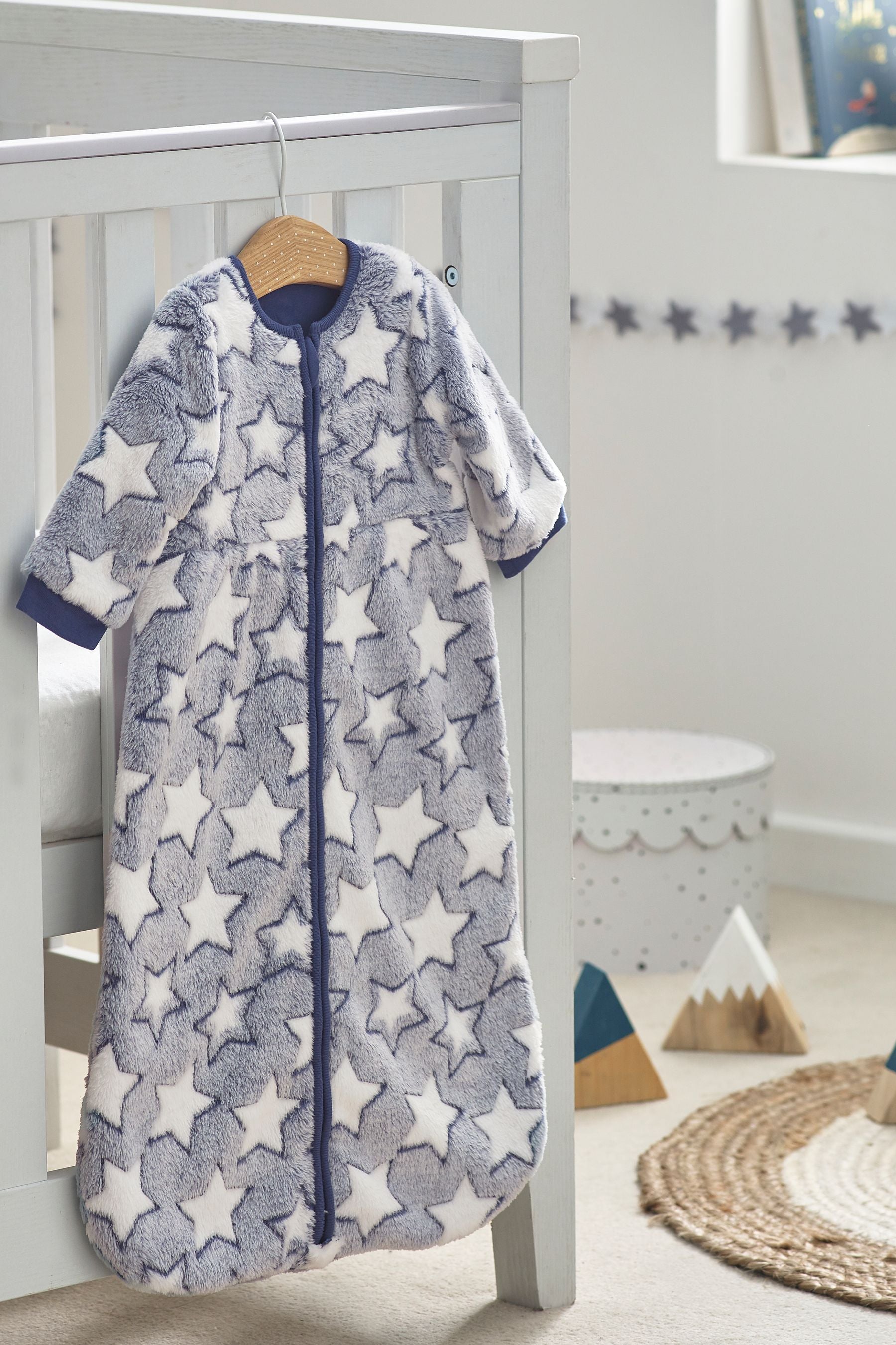 Blue Star 2.5 Tog Fleece Supersoft Baby Sleep Bag