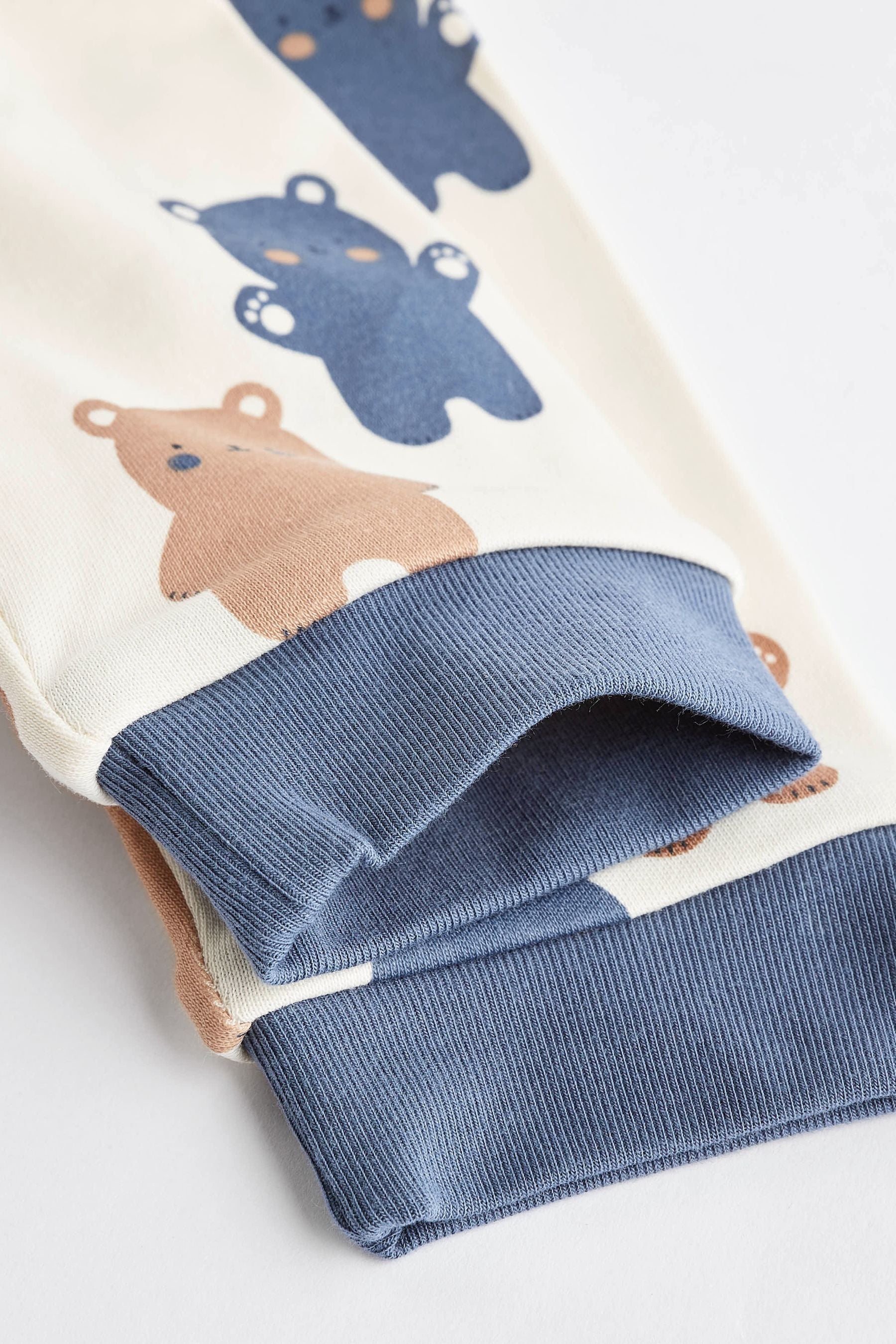 Natural Teddy Bear Baby 100% Cotton Long Sleeve 2 Tog Sleep Bag