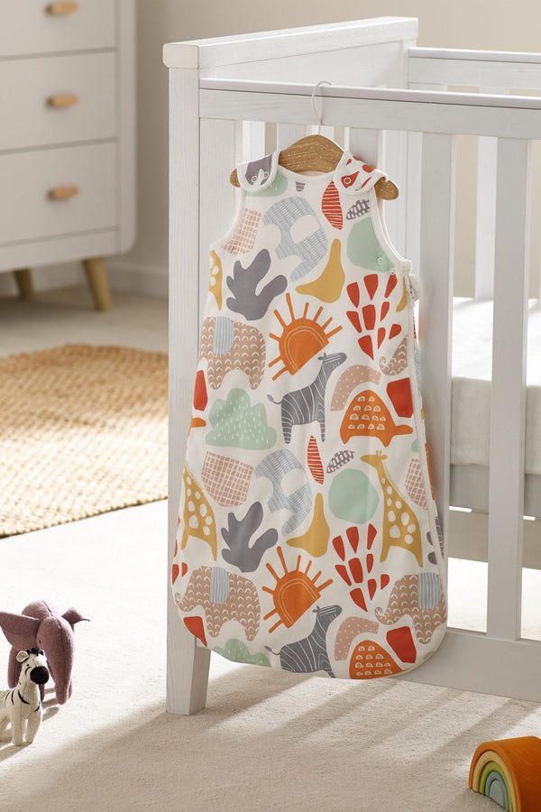 Abstract Jungle 2.5 Tog Baby 100% Cotton Sleep Bag