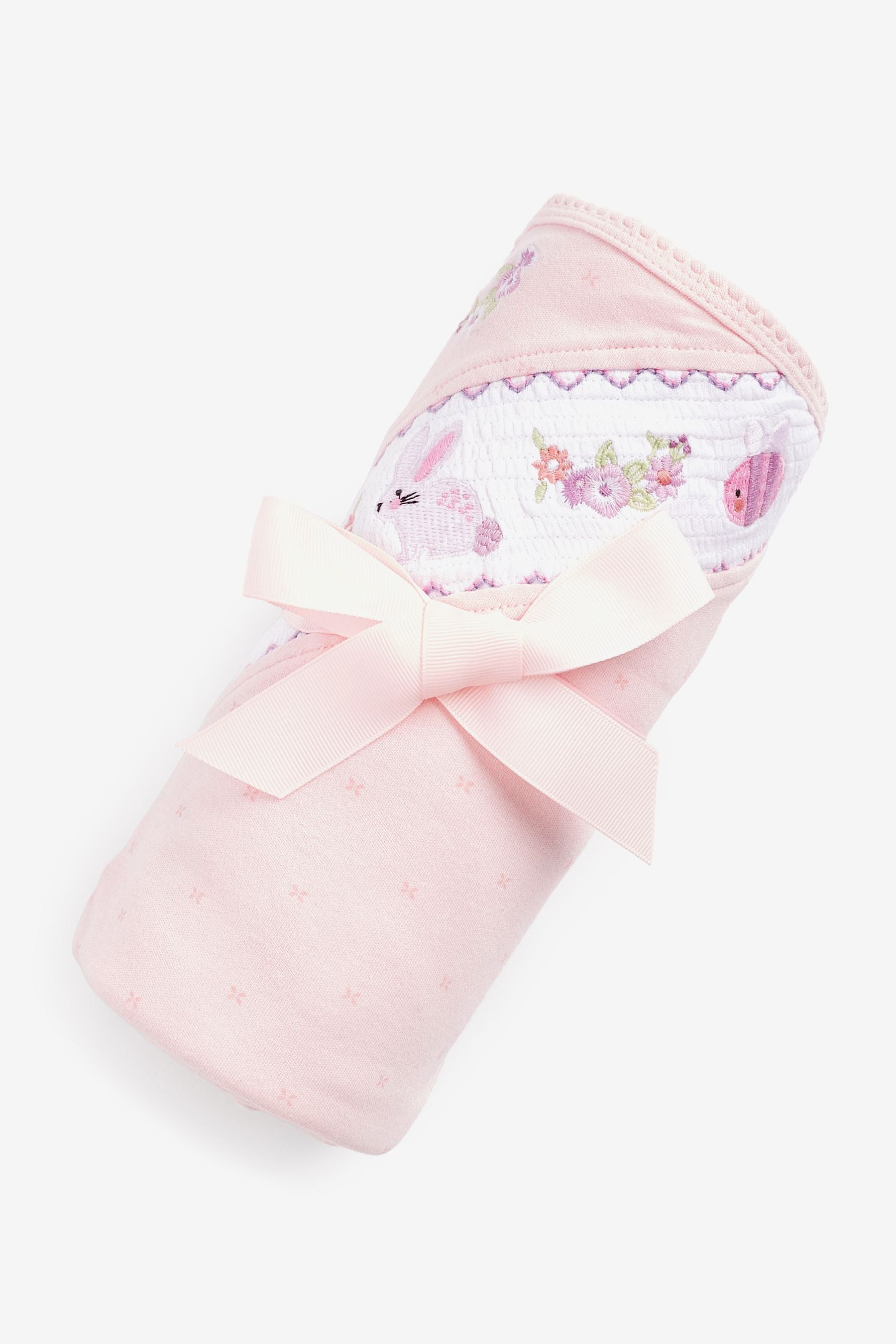 Pink Heritage Baby 100% Cotton Jersey Blanket