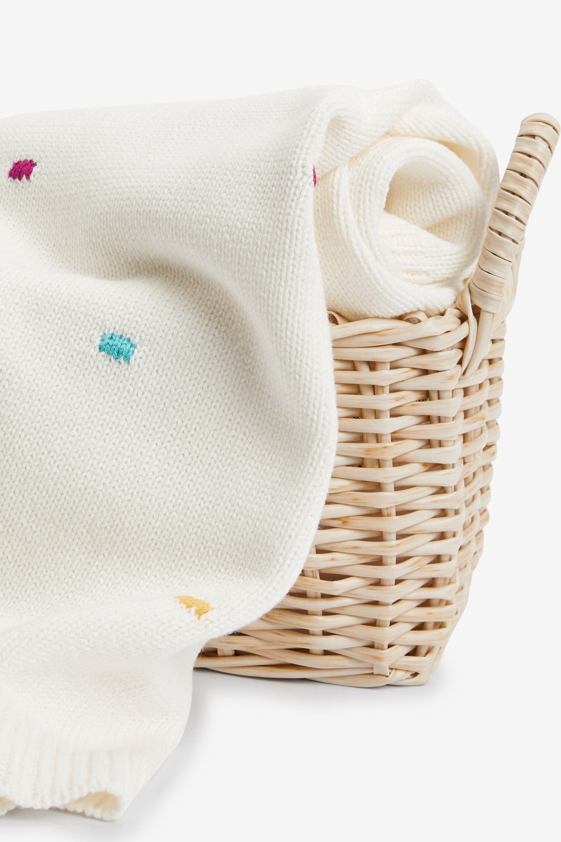 Bright Spot Baby 100% Cotton Knitted Blanket