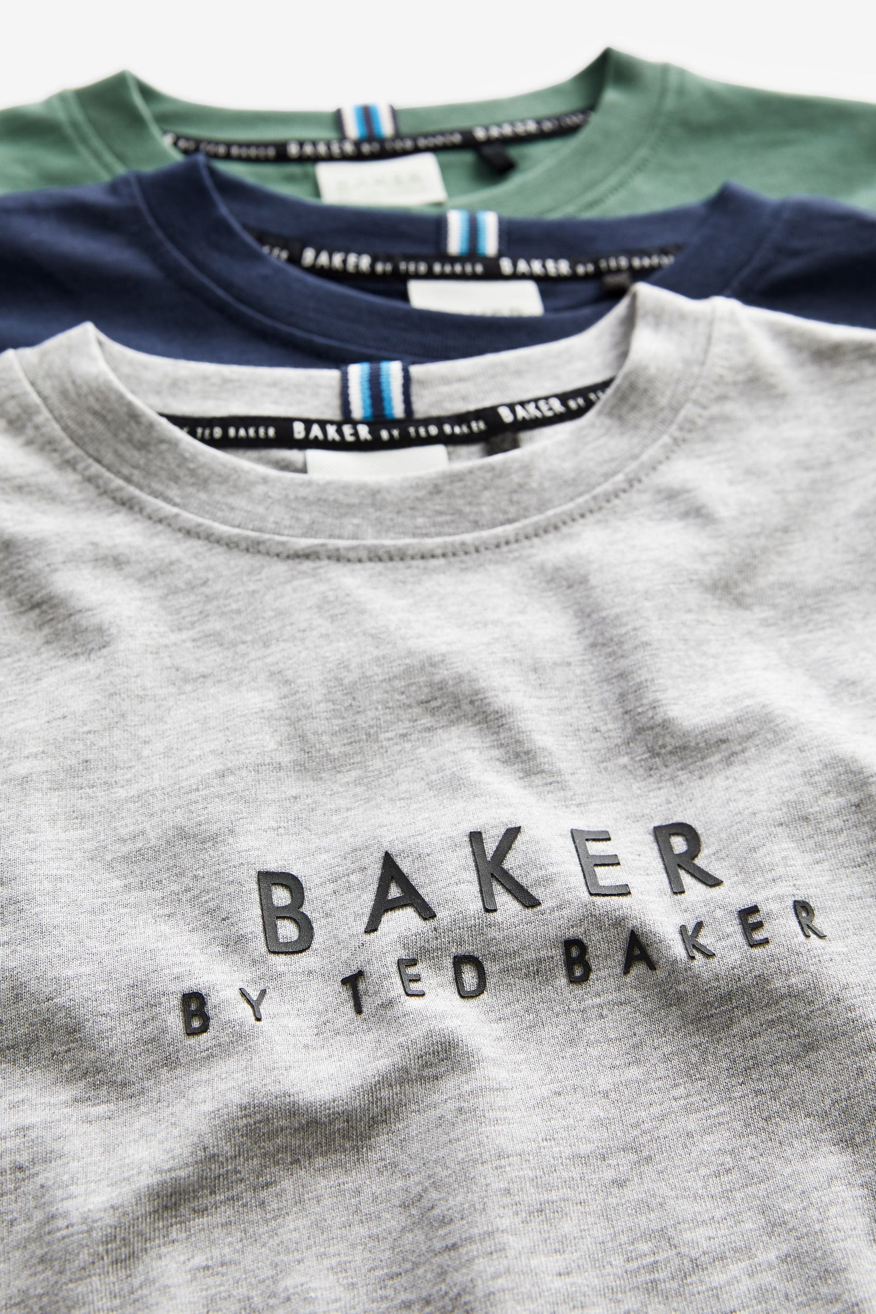 Baker by Ted Baker 100% Cotton T-Shirts 3 Pack