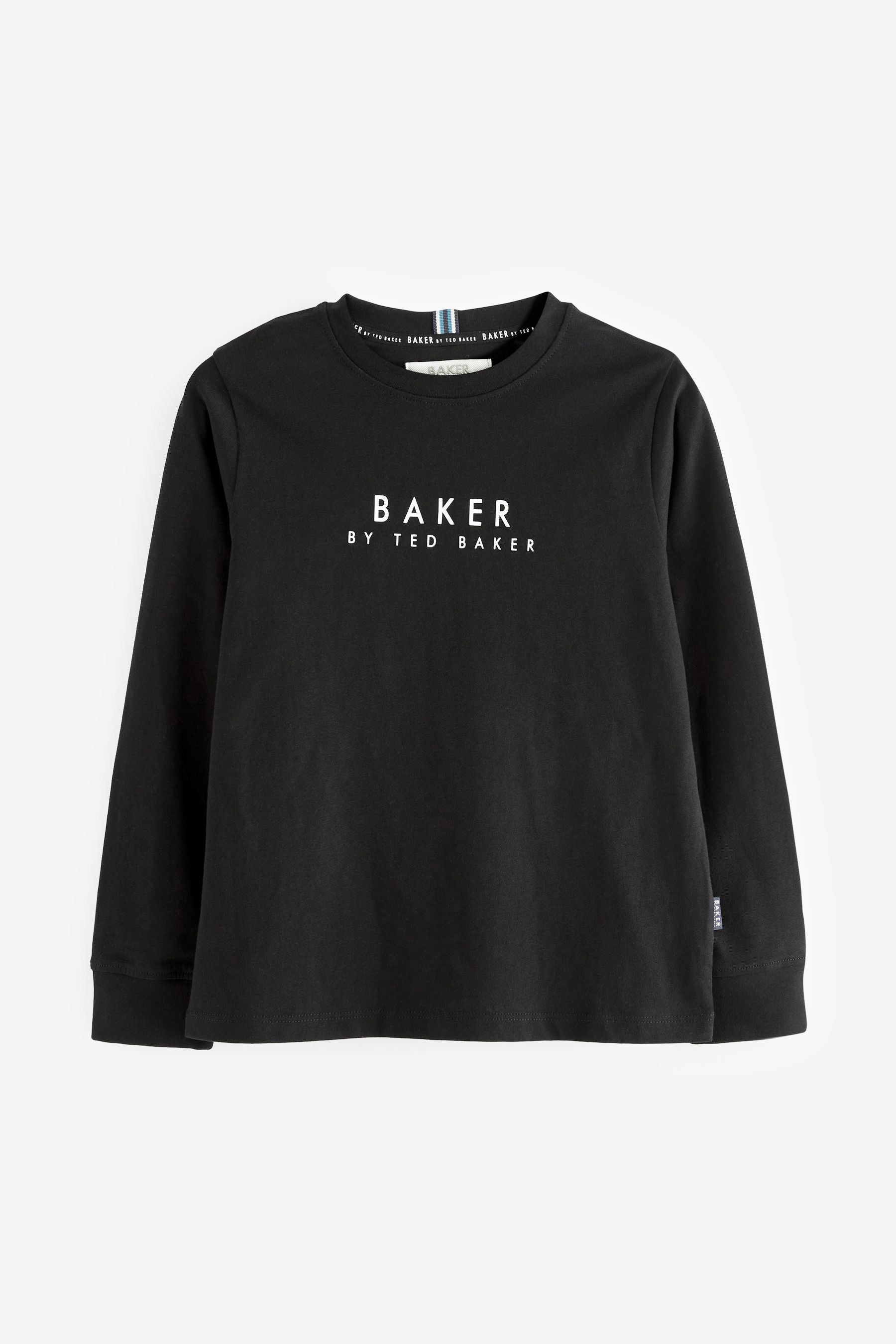 Baker by Ted Baker Multi 100% Cotton Long Sleeve T-Shirts 3 Pack