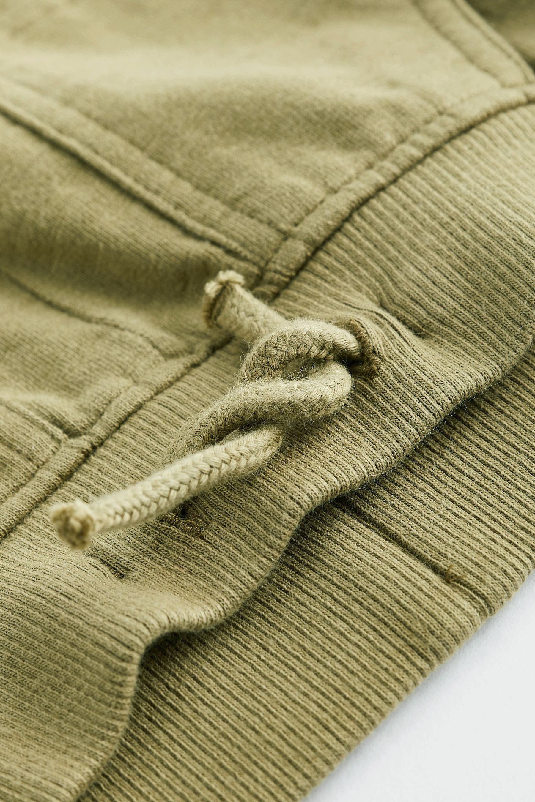 Khaki Green/Cream Baby Cargo Joggers 2 Pack