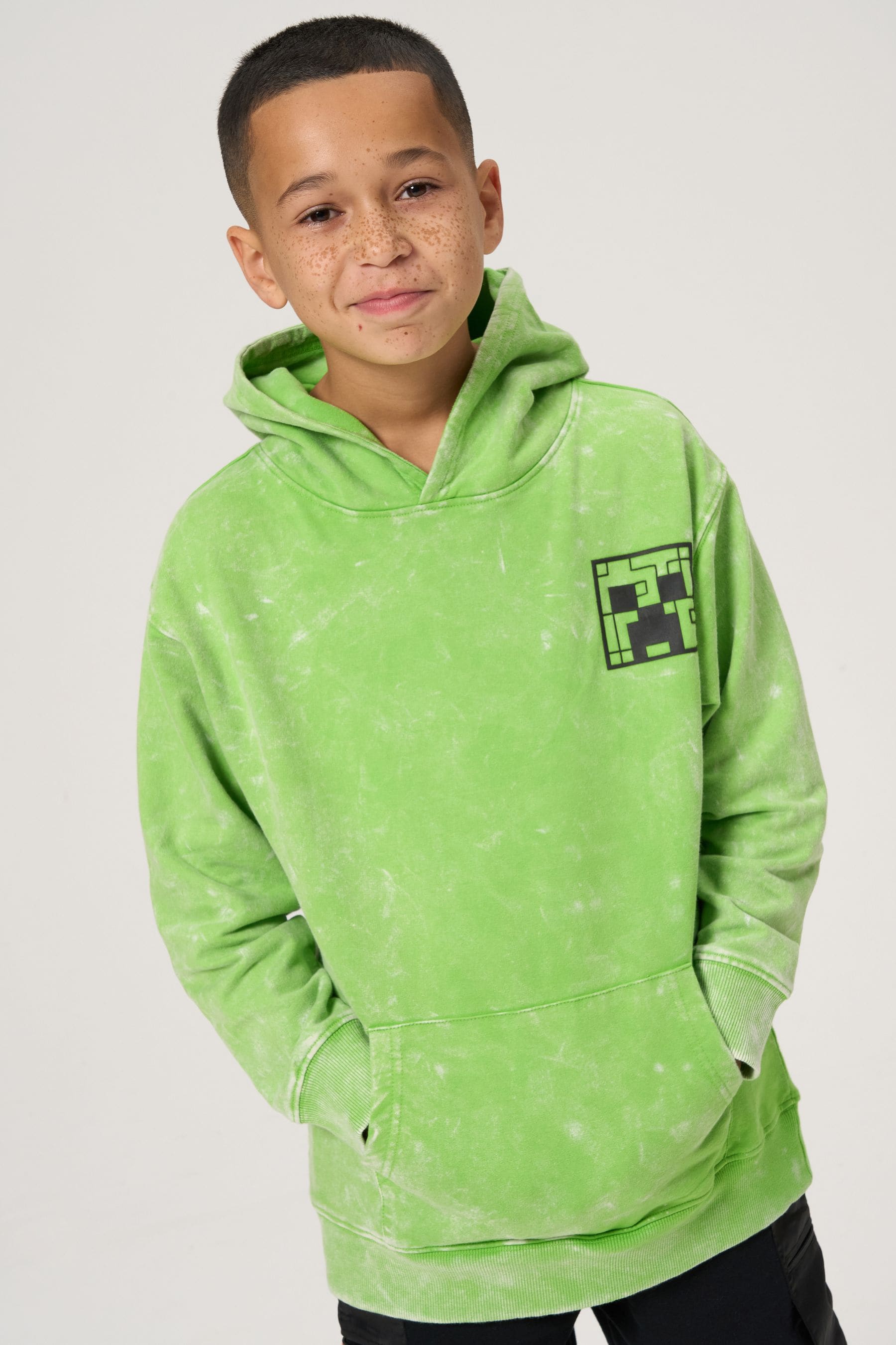 Green Angel & Rocket Minecraft Hoodie