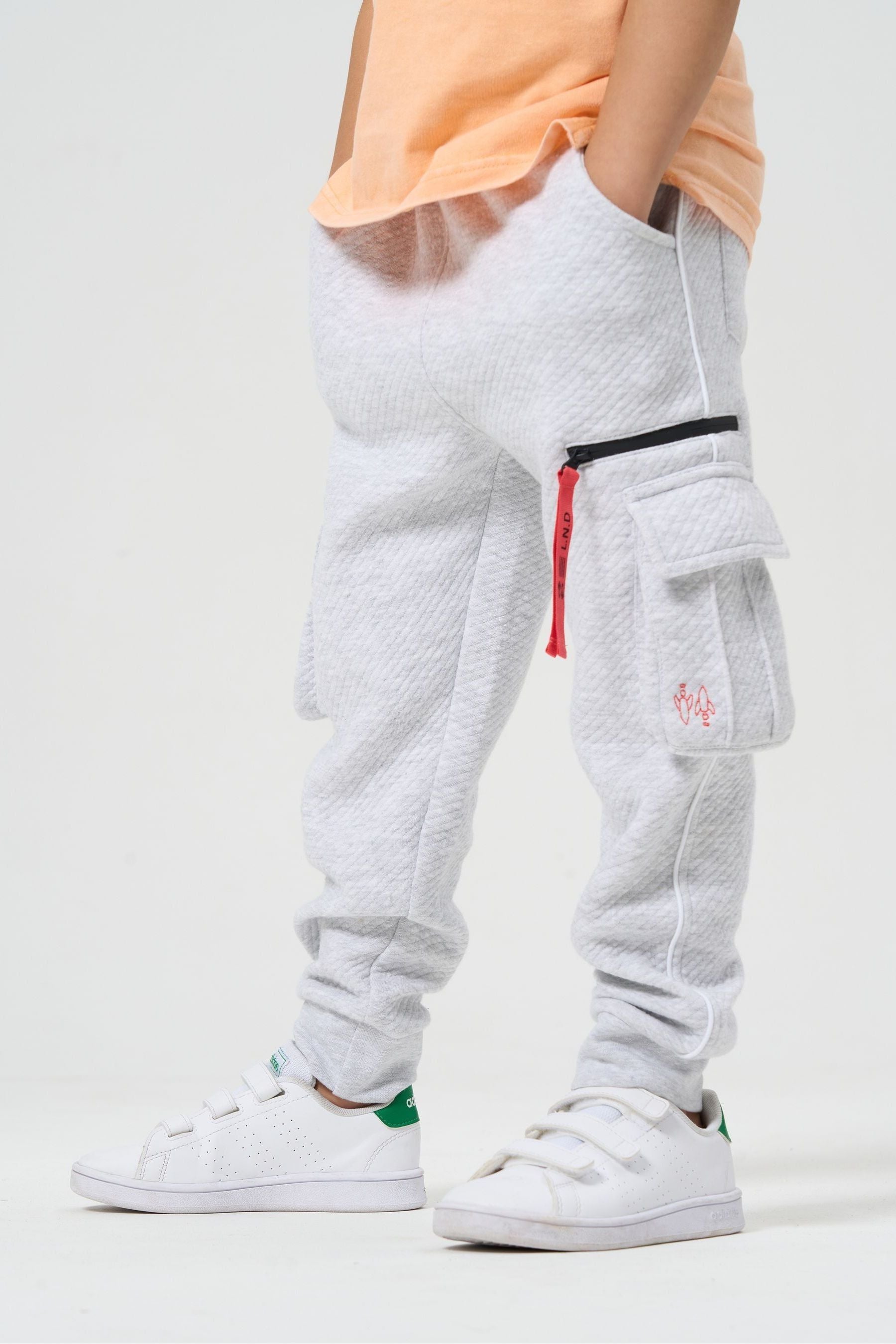 Grey Angel & Rocket Frank Pocket Cargo Joggers