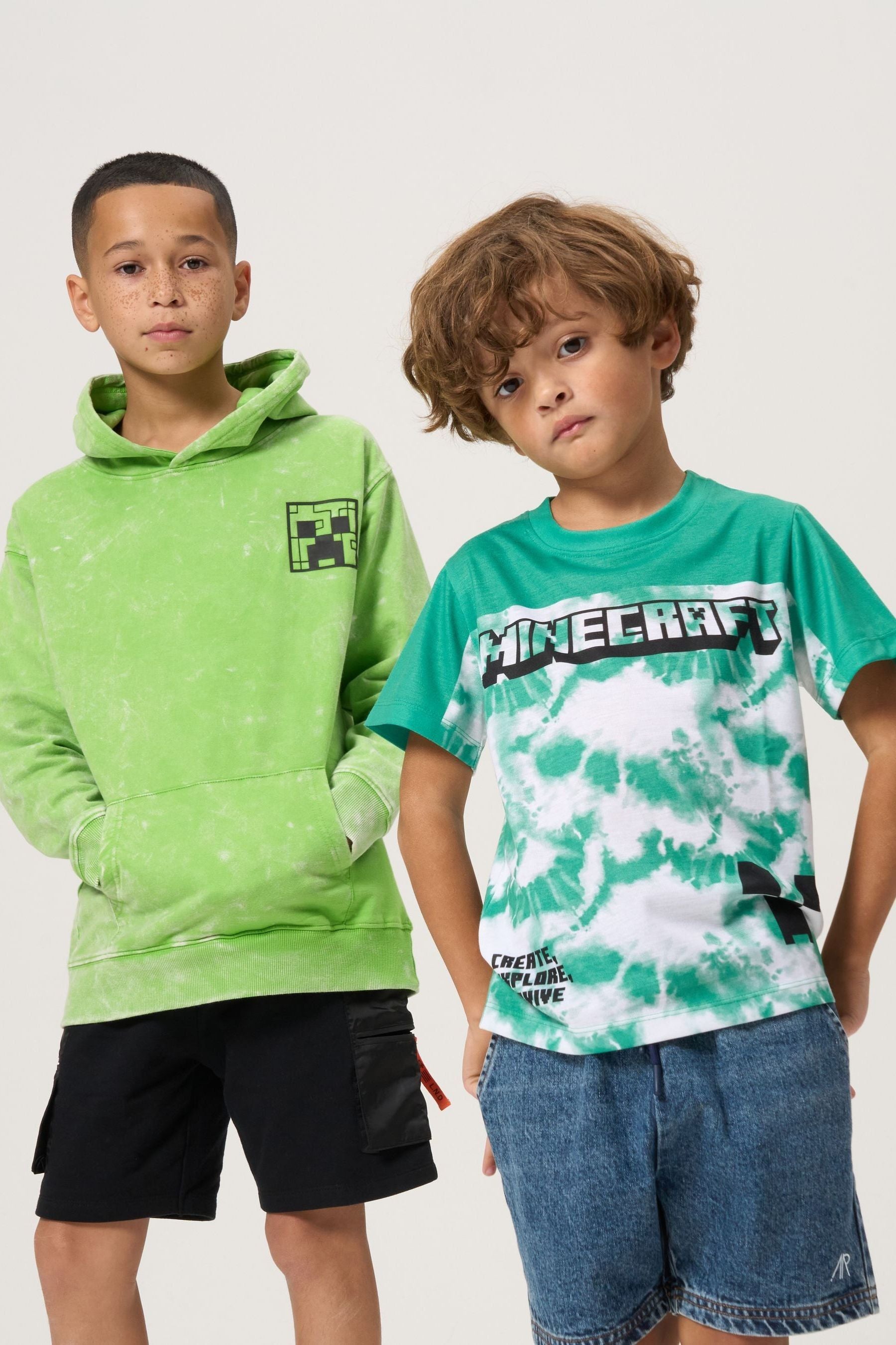 Green Angel & Rocket Minecraft Hoodie