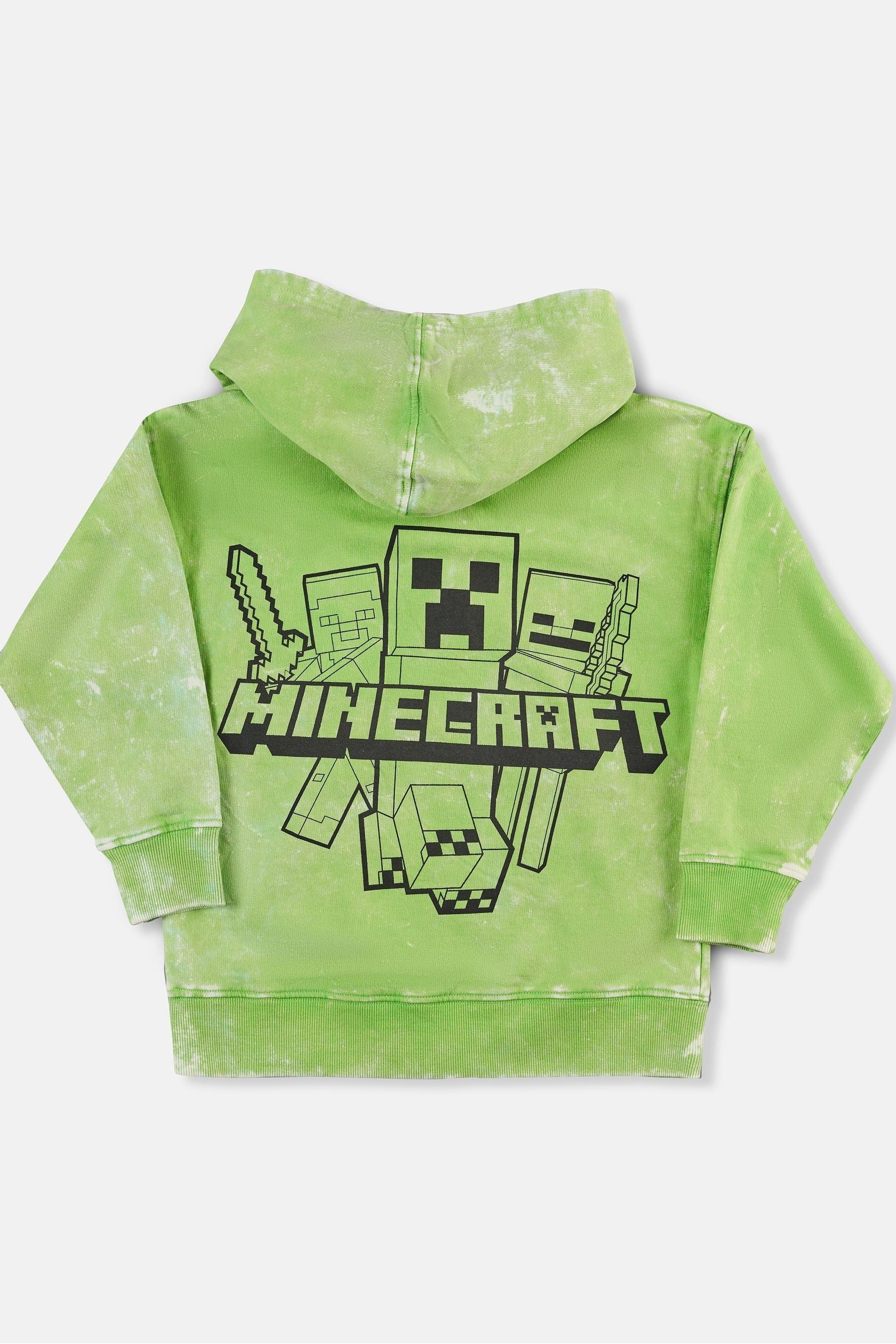 Green Angel & Rocket Minecraft Hoodie