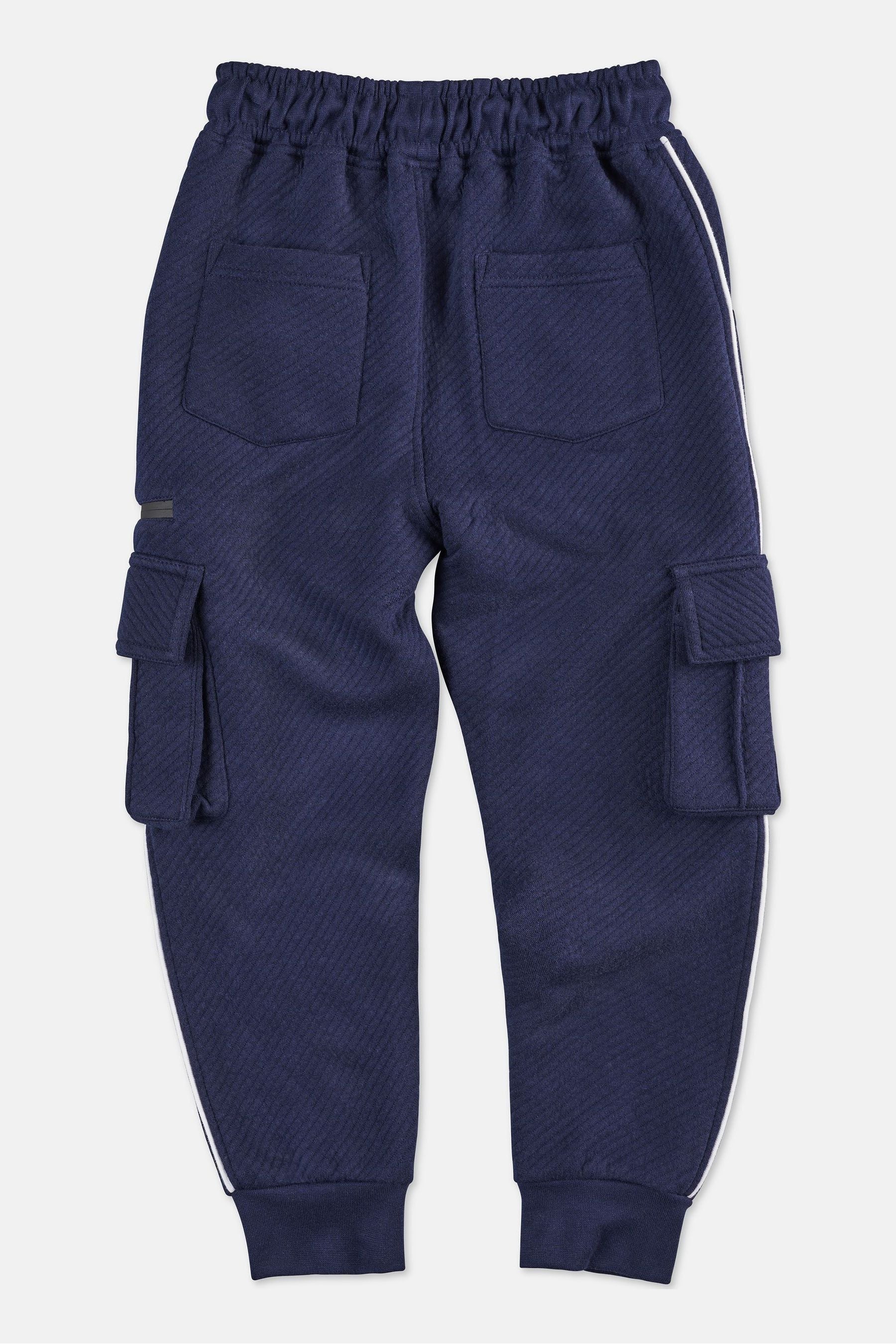 Dark Blue Angel & Rocket Frank Pocket Cargo Joggers