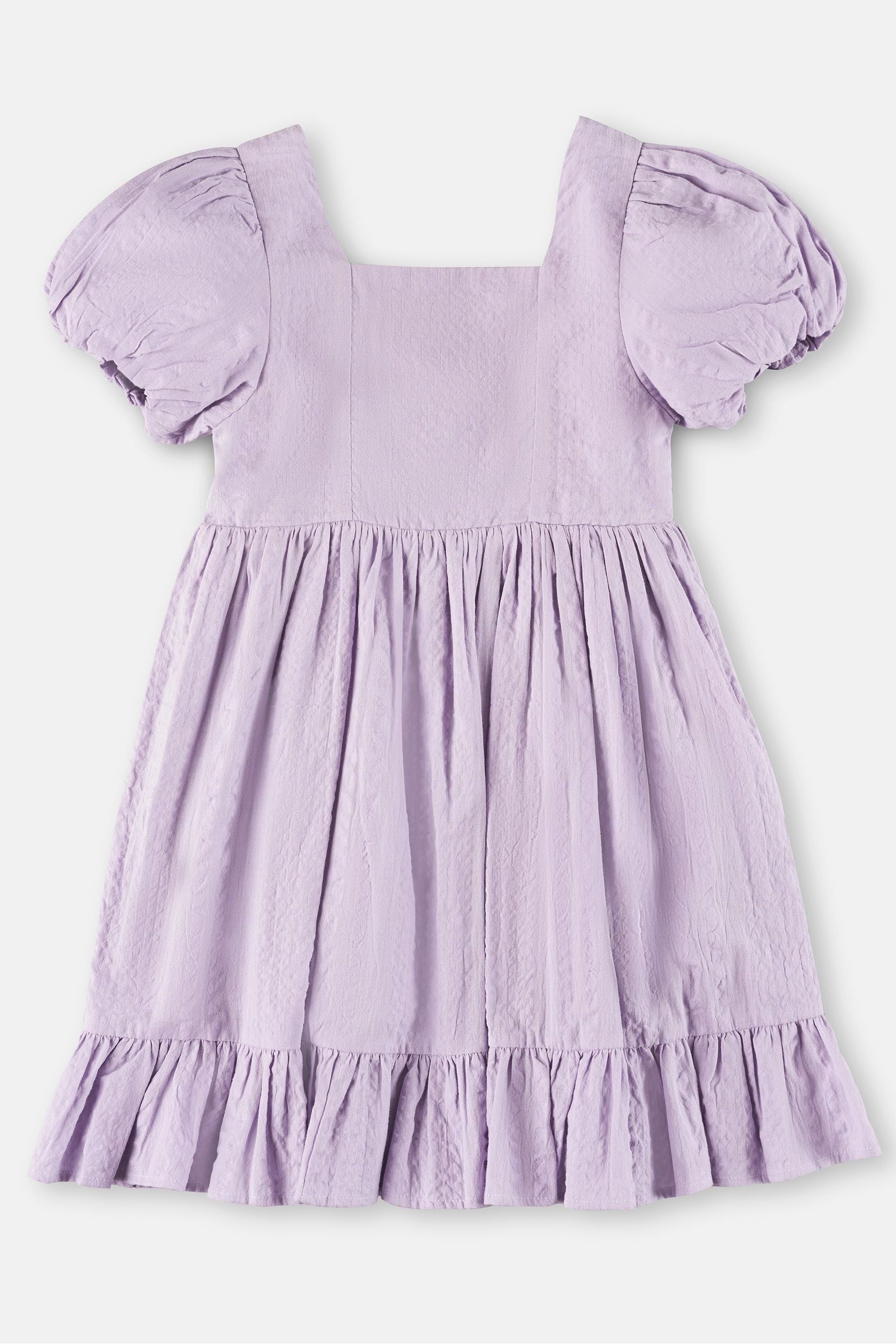 Angel & Rocket Purple Simone Seersucker Dress