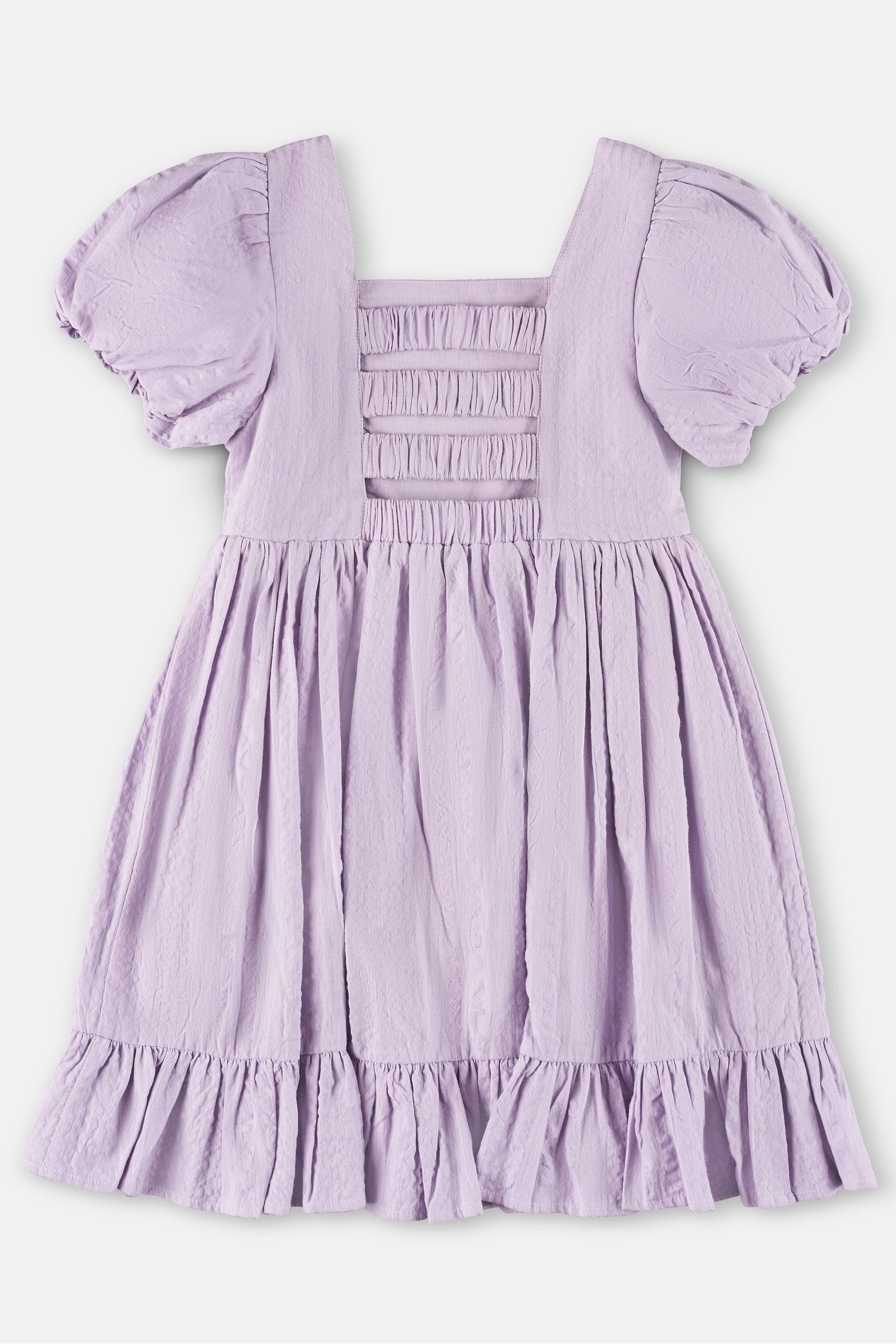 Angel & Rocket Purple Simone Seersucker Dress