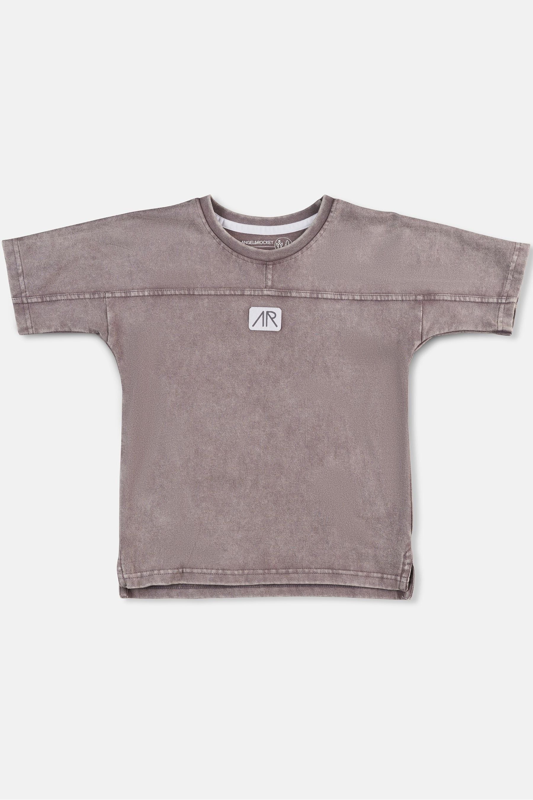 Grey Angel & Rocket Evan Acid Wash T-Shirt