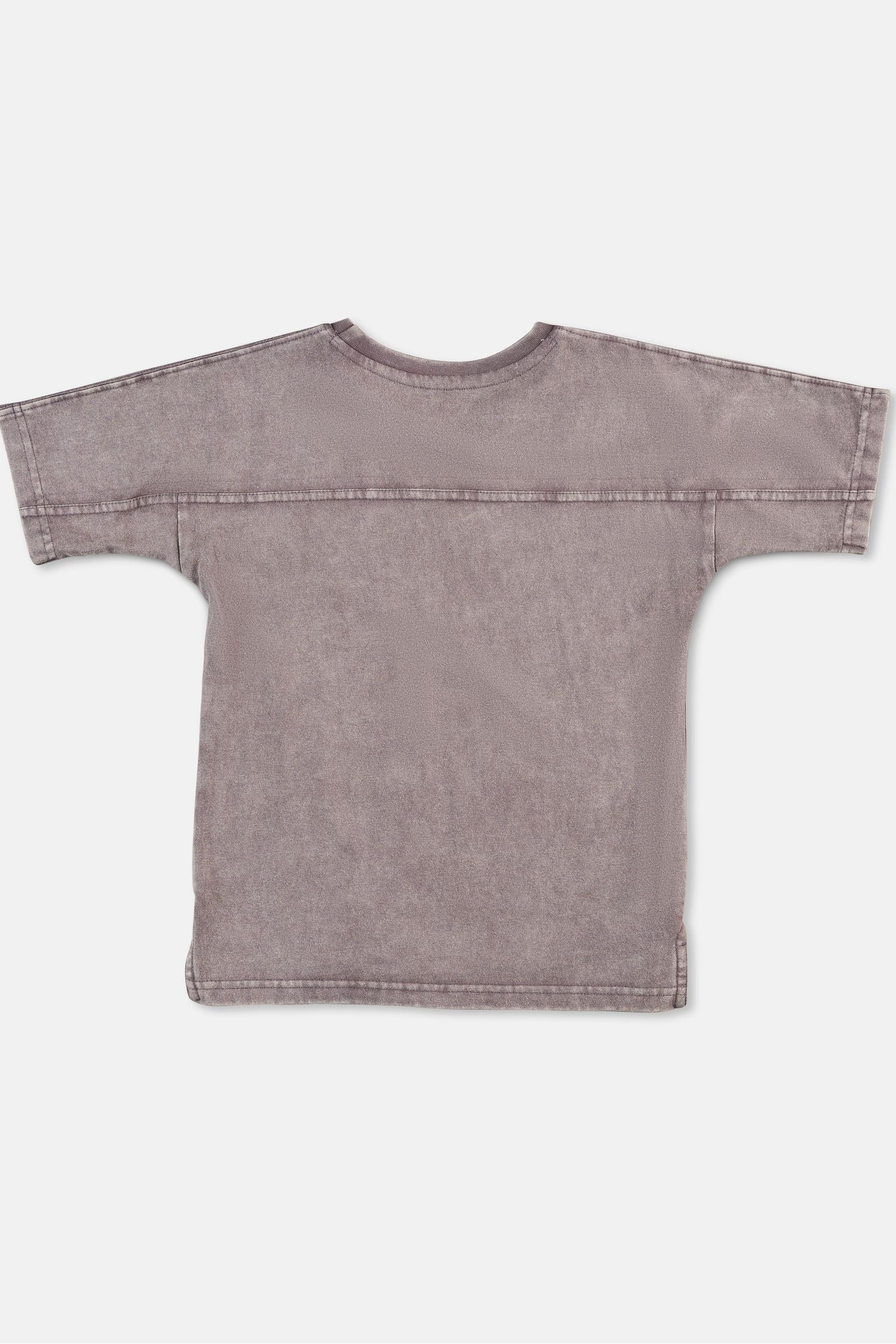 Grey Angel & Rocket Evan Acid Wash T-Shirt