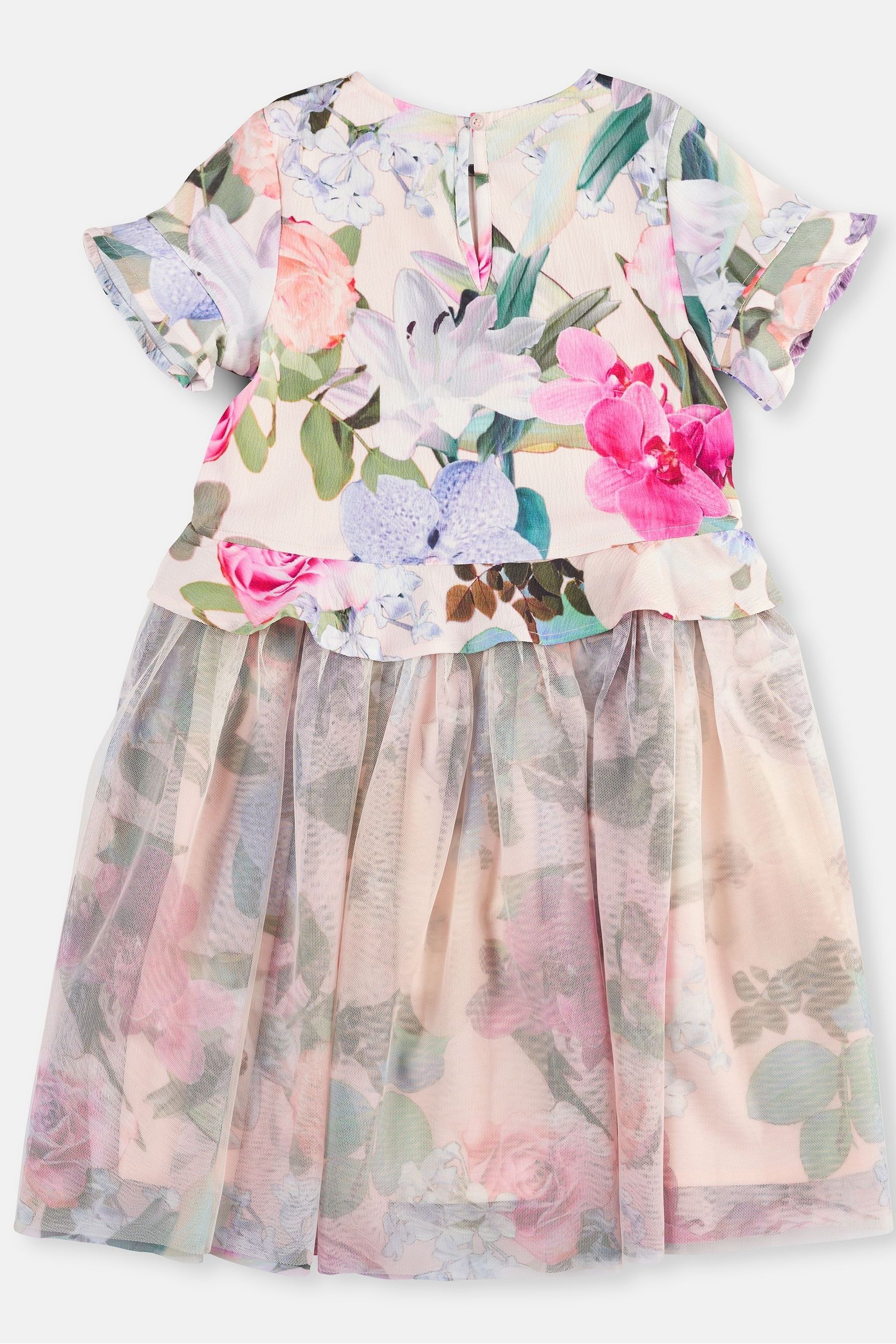 Pink Angel & Rocket Azalea Ballerina Print Dress