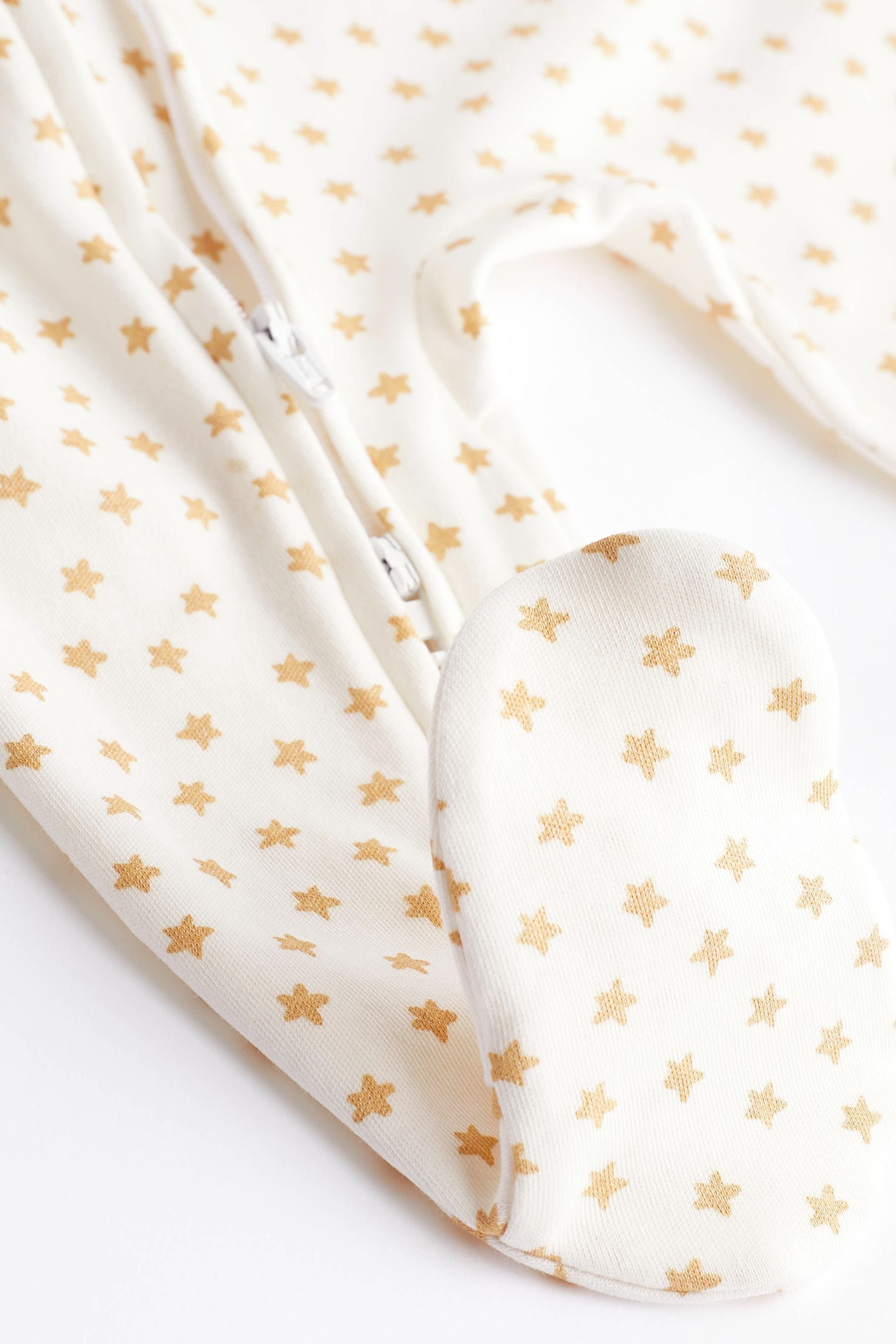 White Star Print Baby Sleepsuit 1 Pack (0-2yrs)