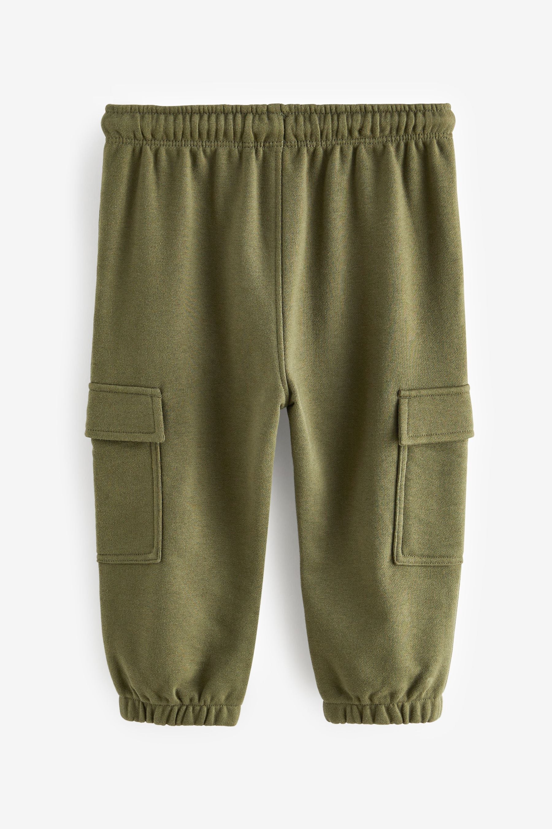 Khaki Green Patch Pocket Utility Joggers (3mths-7yrs)