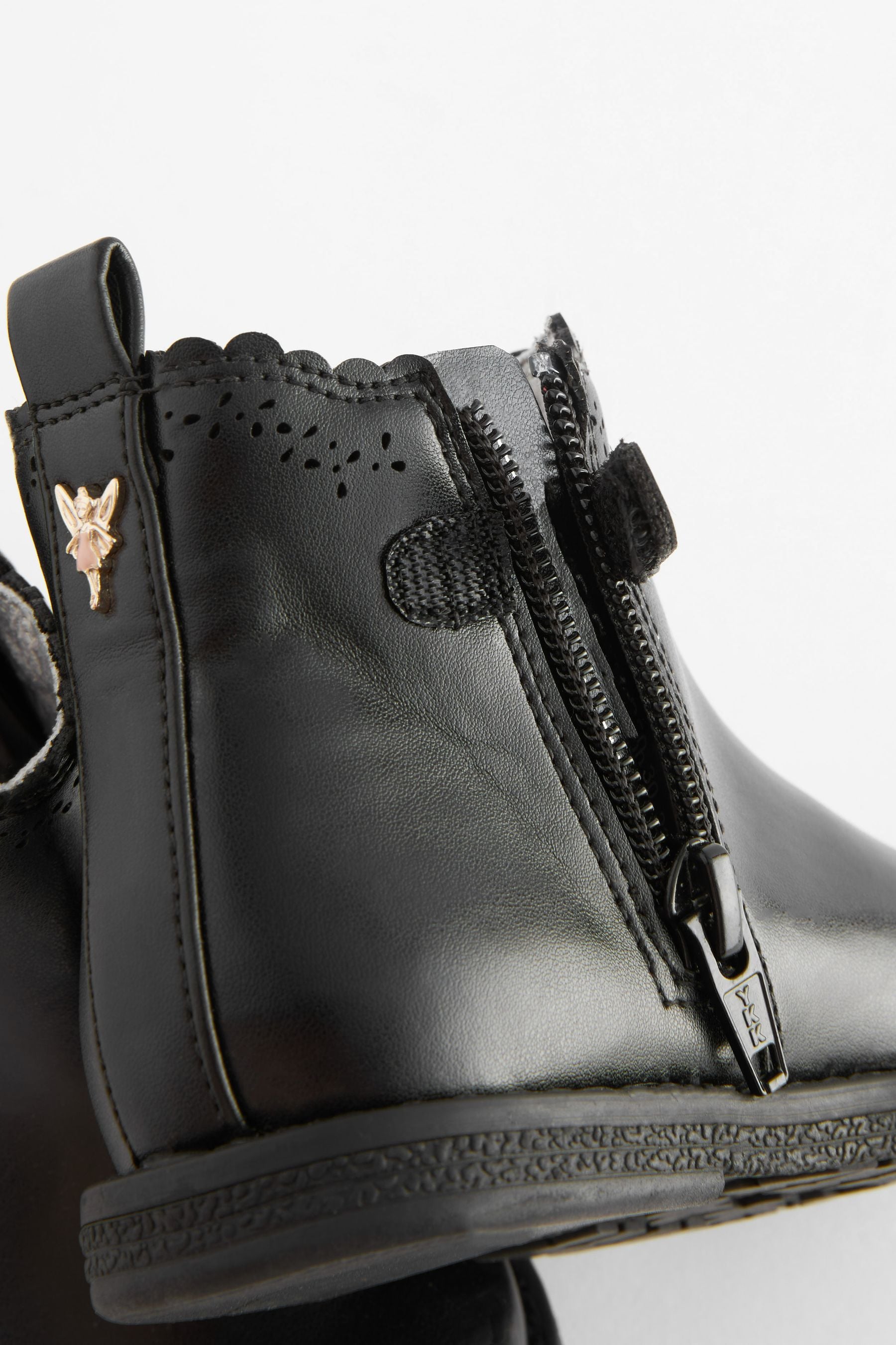 Black Wide Fit (G) Chelsea Ankle Boots