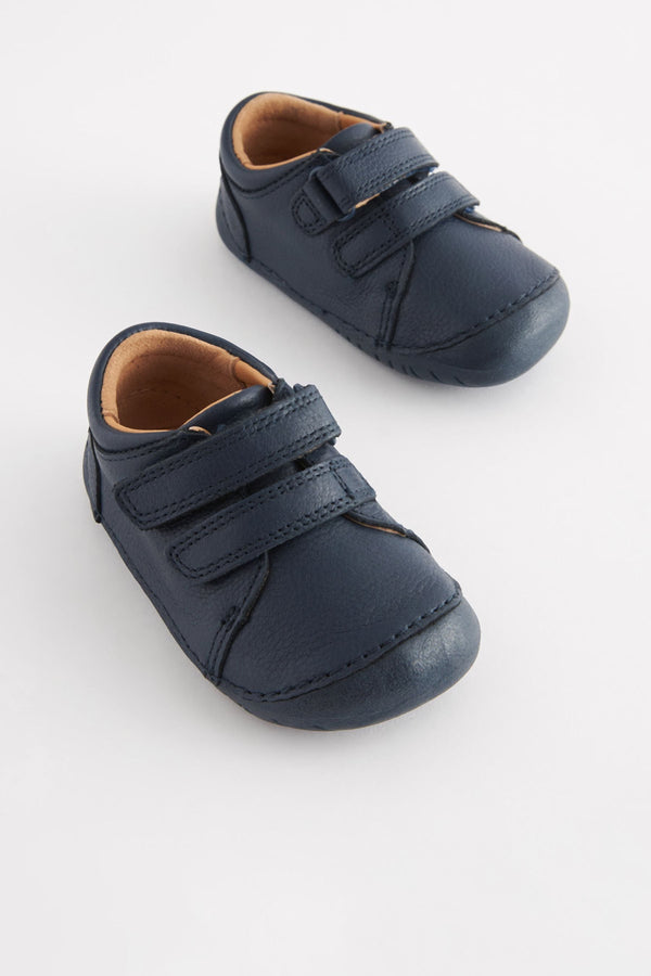 Navy Blue Crawler Shoes