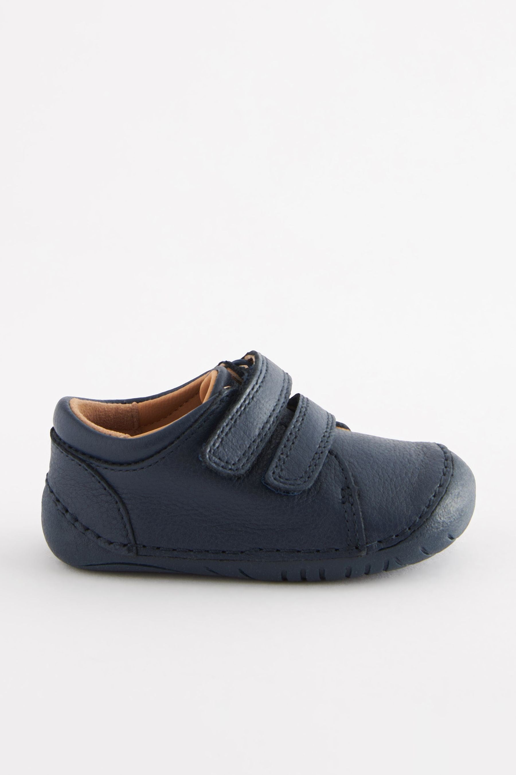 Navy Blue Standard Fit (F) Crawler Shoes