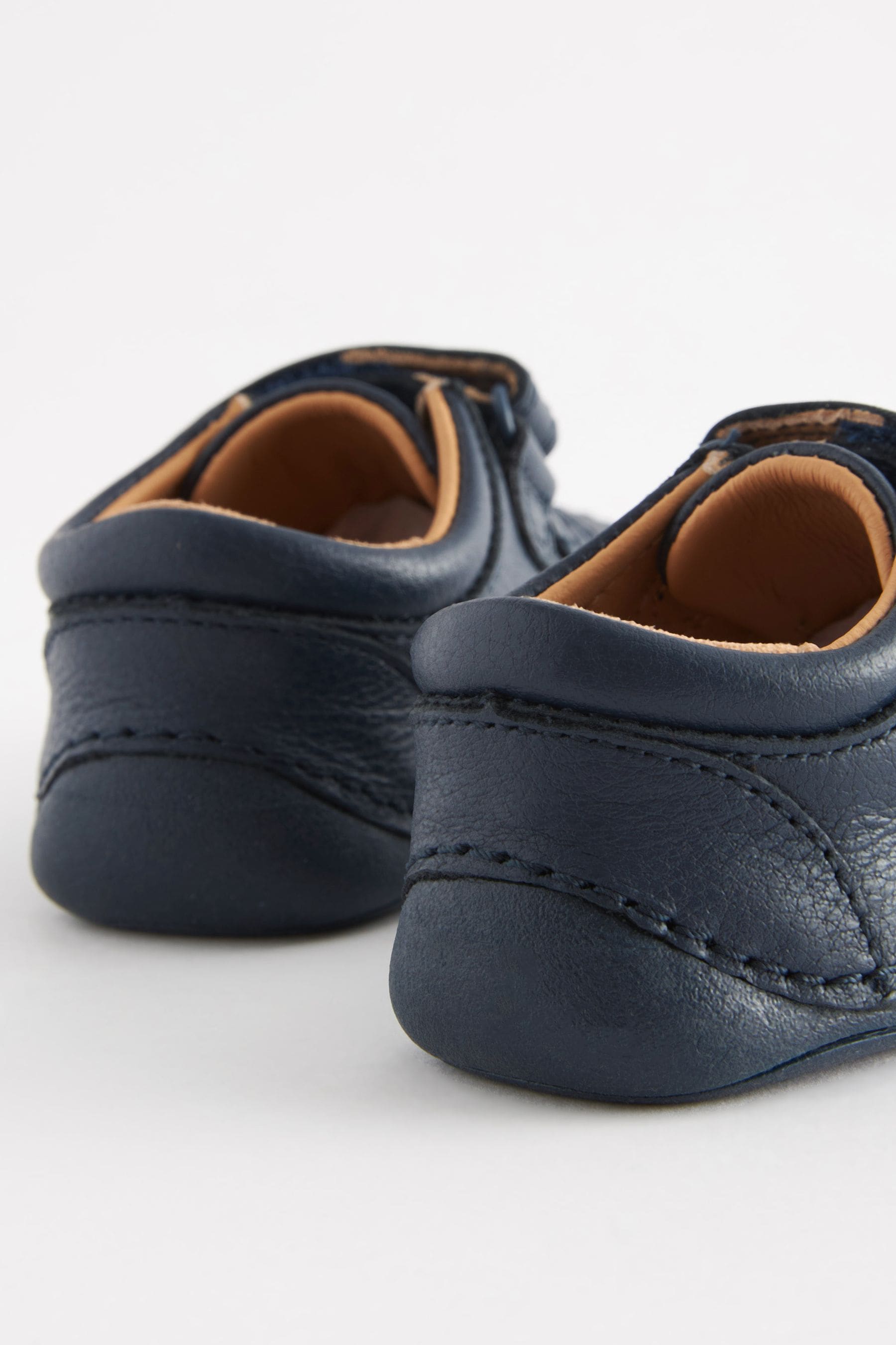 Navy Blue Standard Fit (F) Crawler Shoes