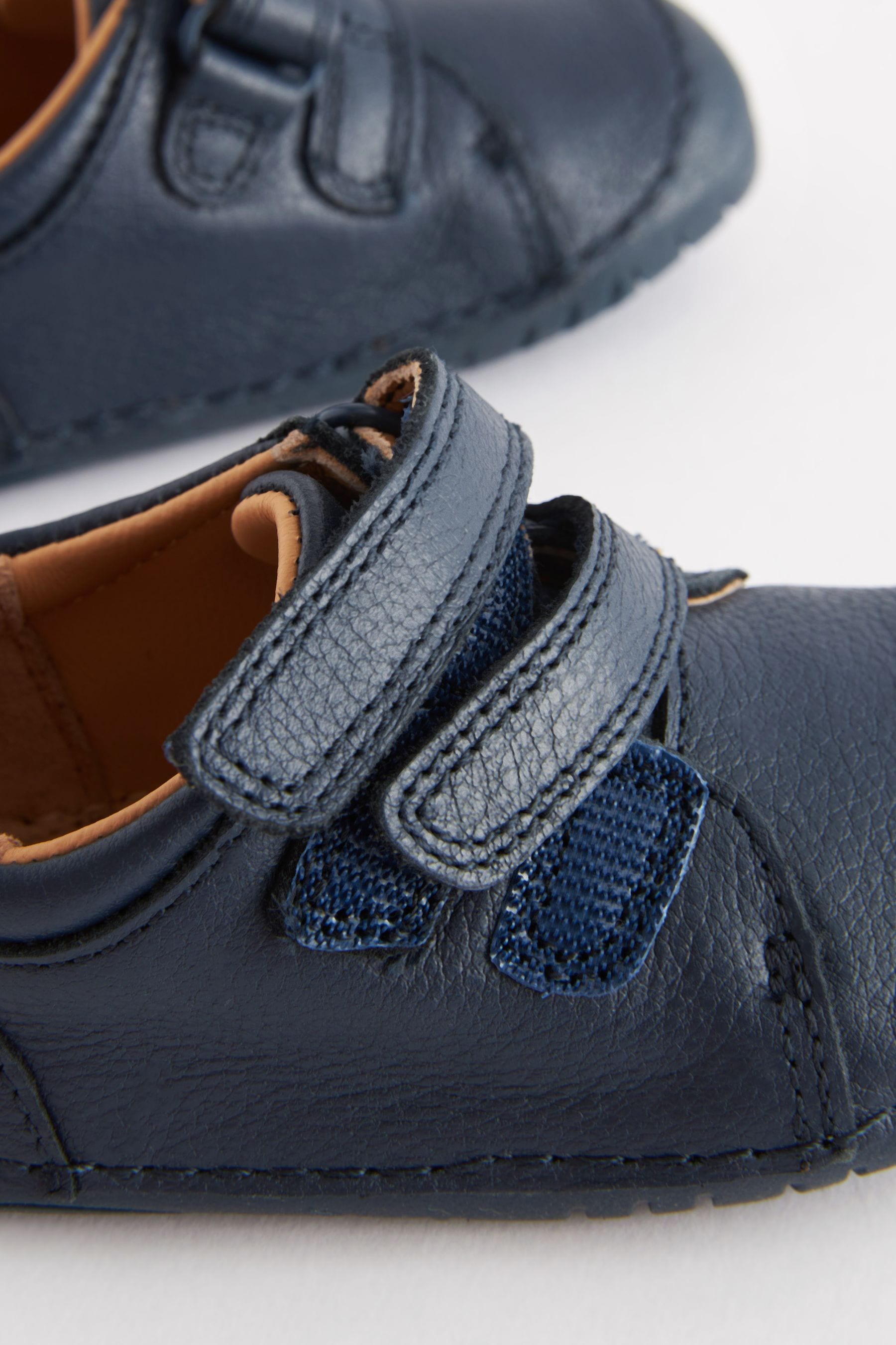 Navy Blue Standard Fit (F) Crawler Shoes