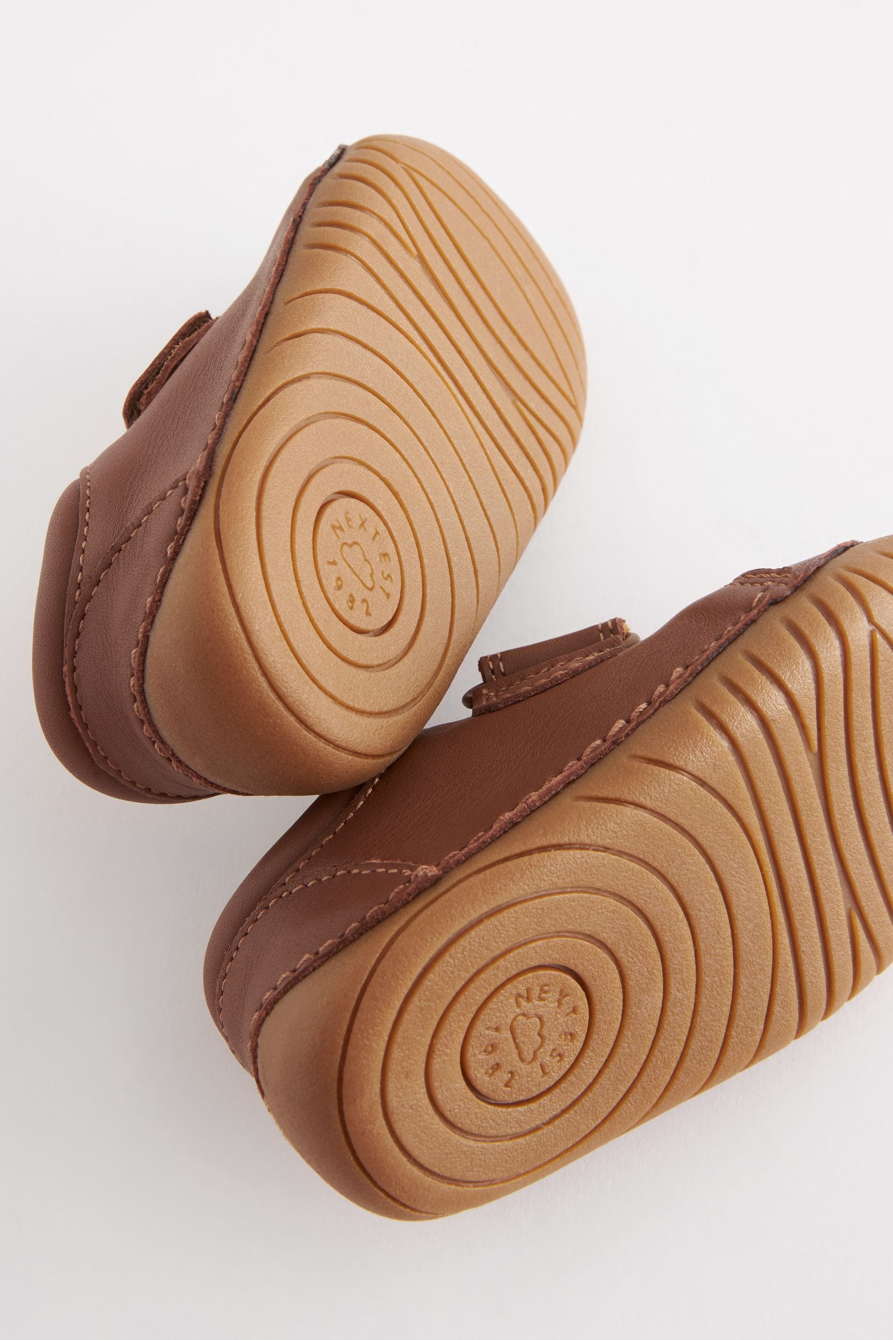 Tan Brown Wide Fit (G) Crawler Shoes