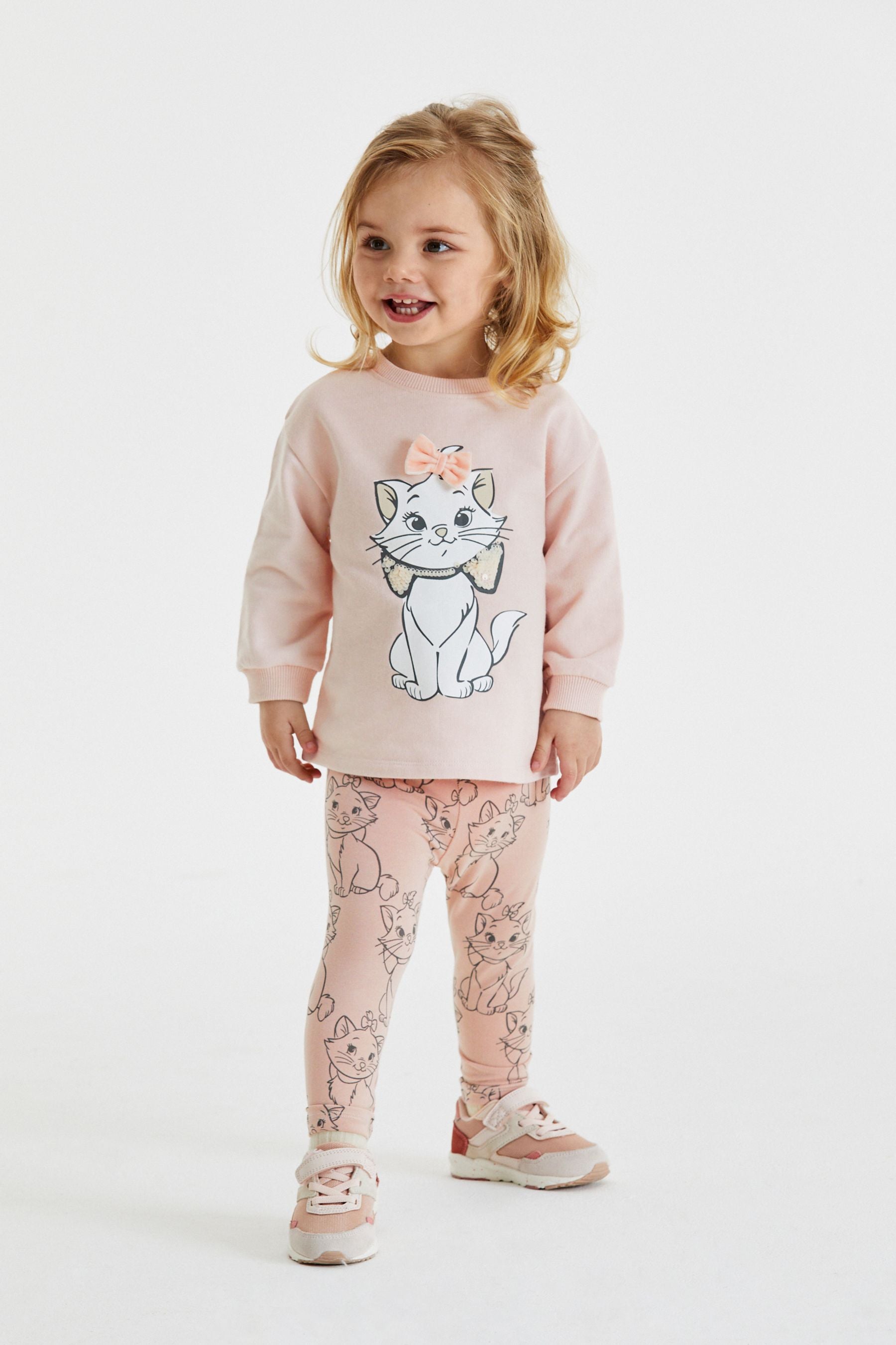 Pink Disney Marie Top & Leggings Set (3mths-7yrs)