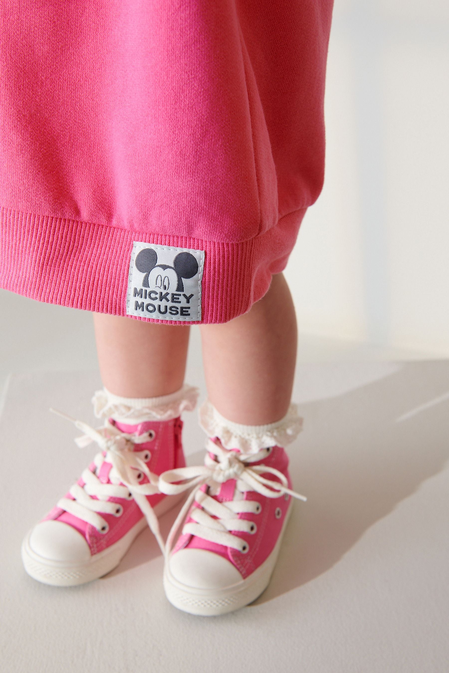 Pink Disney Mickey Mouse Sweat Dress (3mths-7yrs)